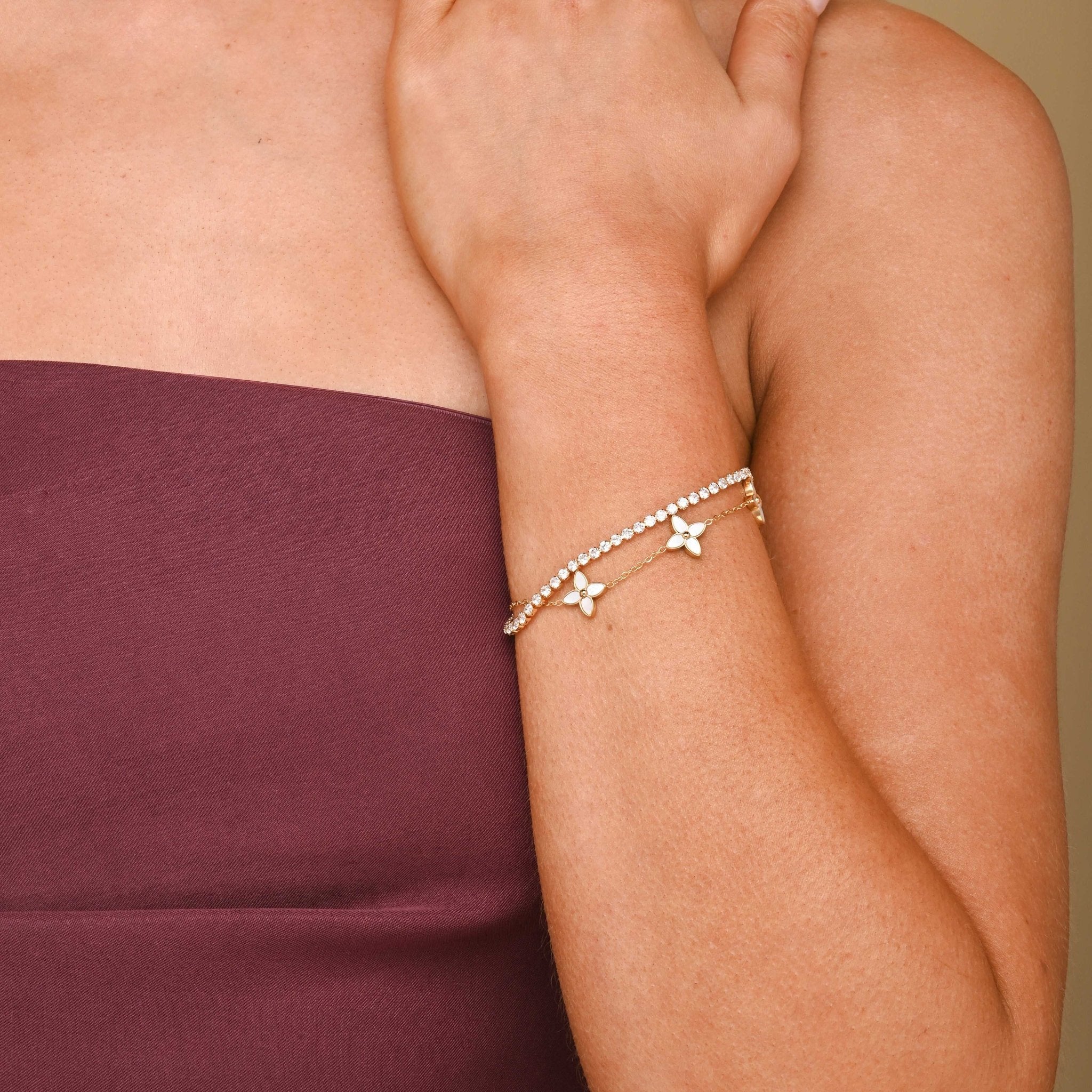 Lavertine Tennis Chain Bracelet - Camile & Stone