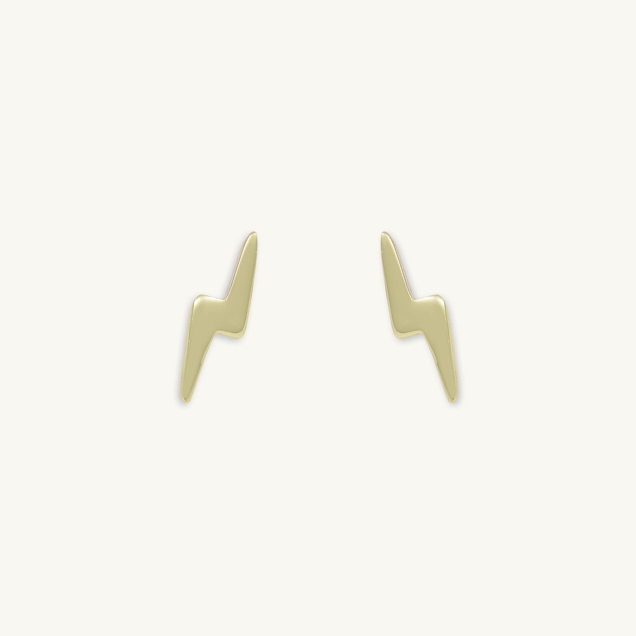 Lightning Bolt Stud Earrings - Camile & Stone