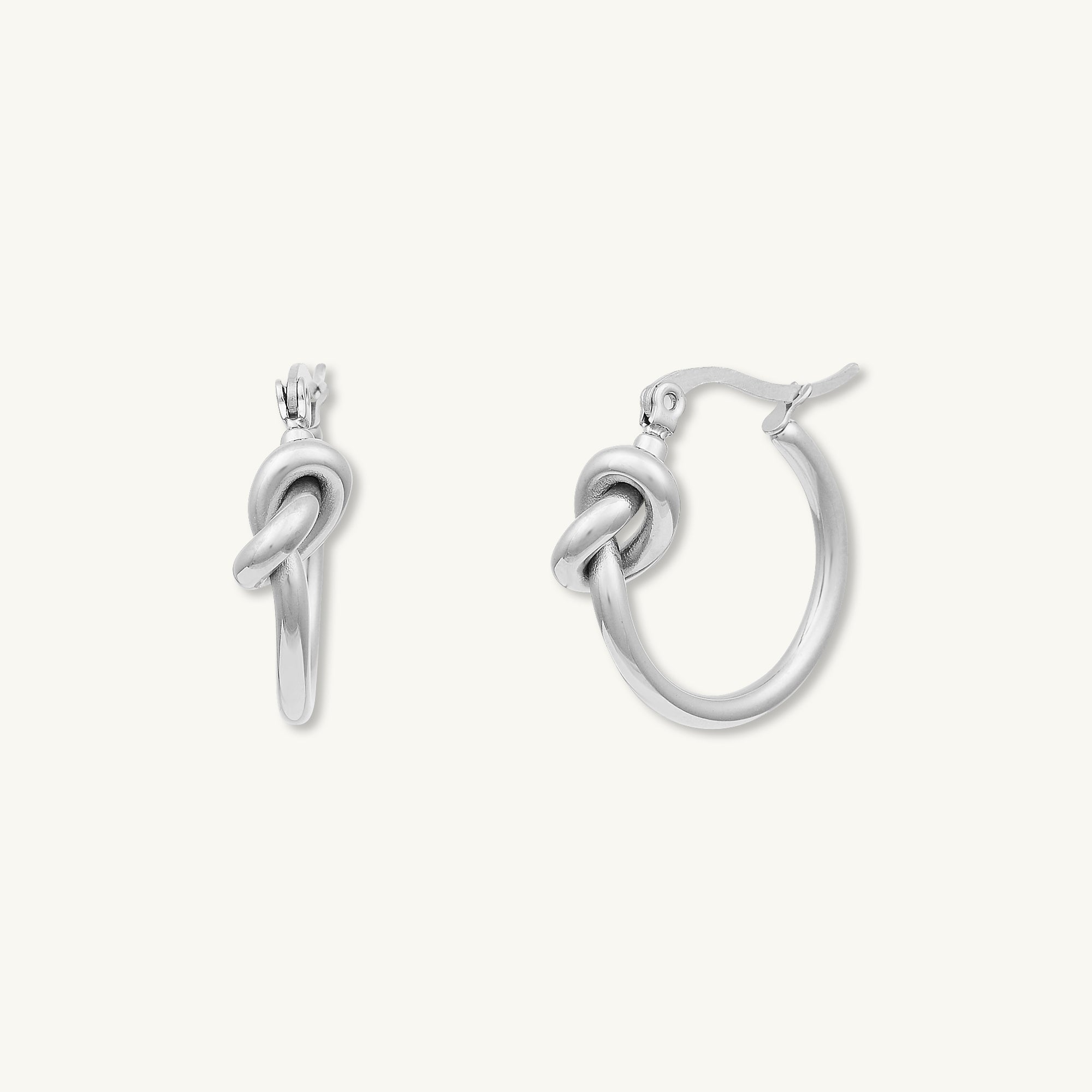 Love Knot Hoop Earrings - Camile & Stone