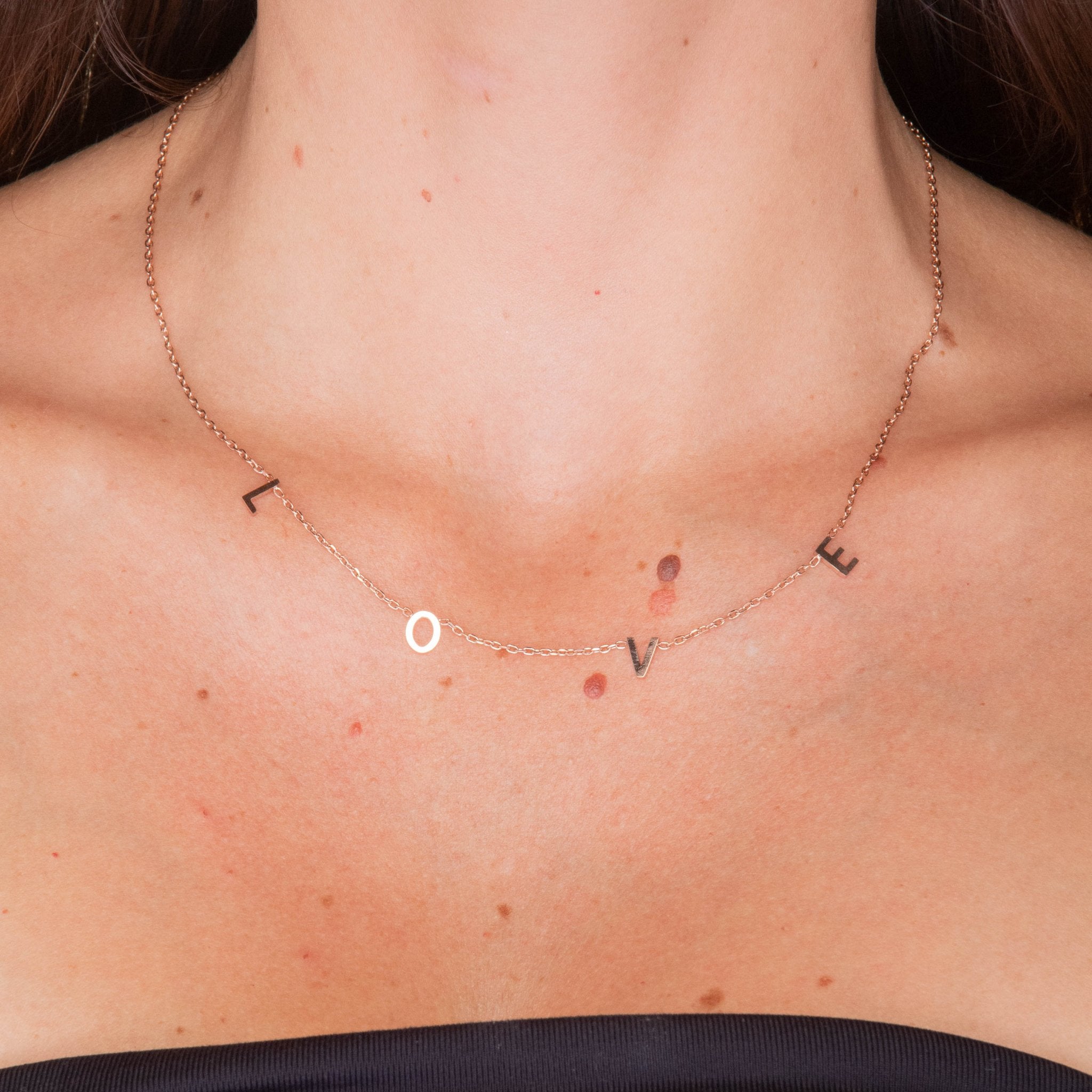 LOVE Letter Chain Necklace - Camile & Stone