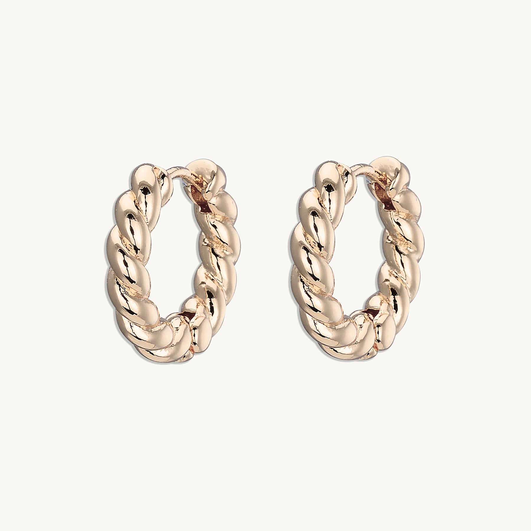 Mini Croissant Huggie Earrings - Camile & Stone