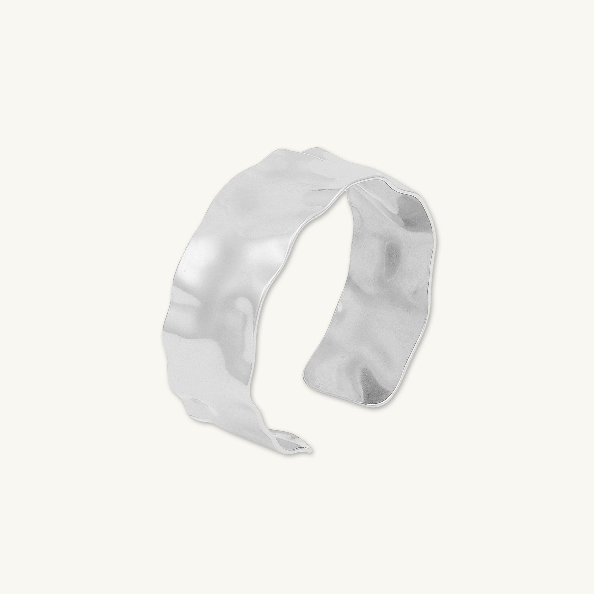 Molten Statement Open Cuff Bangle - Camile & Stone