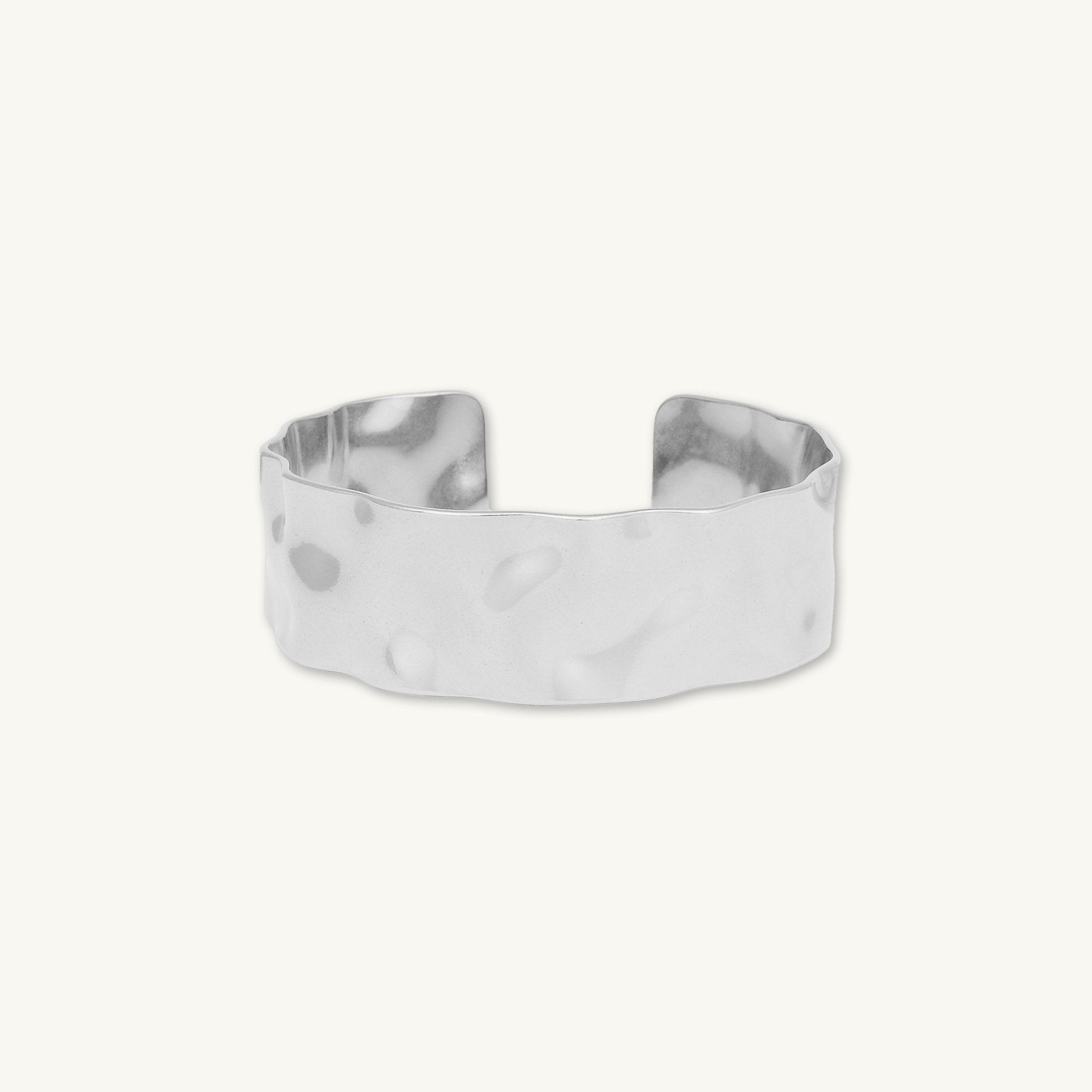 Molten Statement Open Cuff Bangle - Camile & Stone