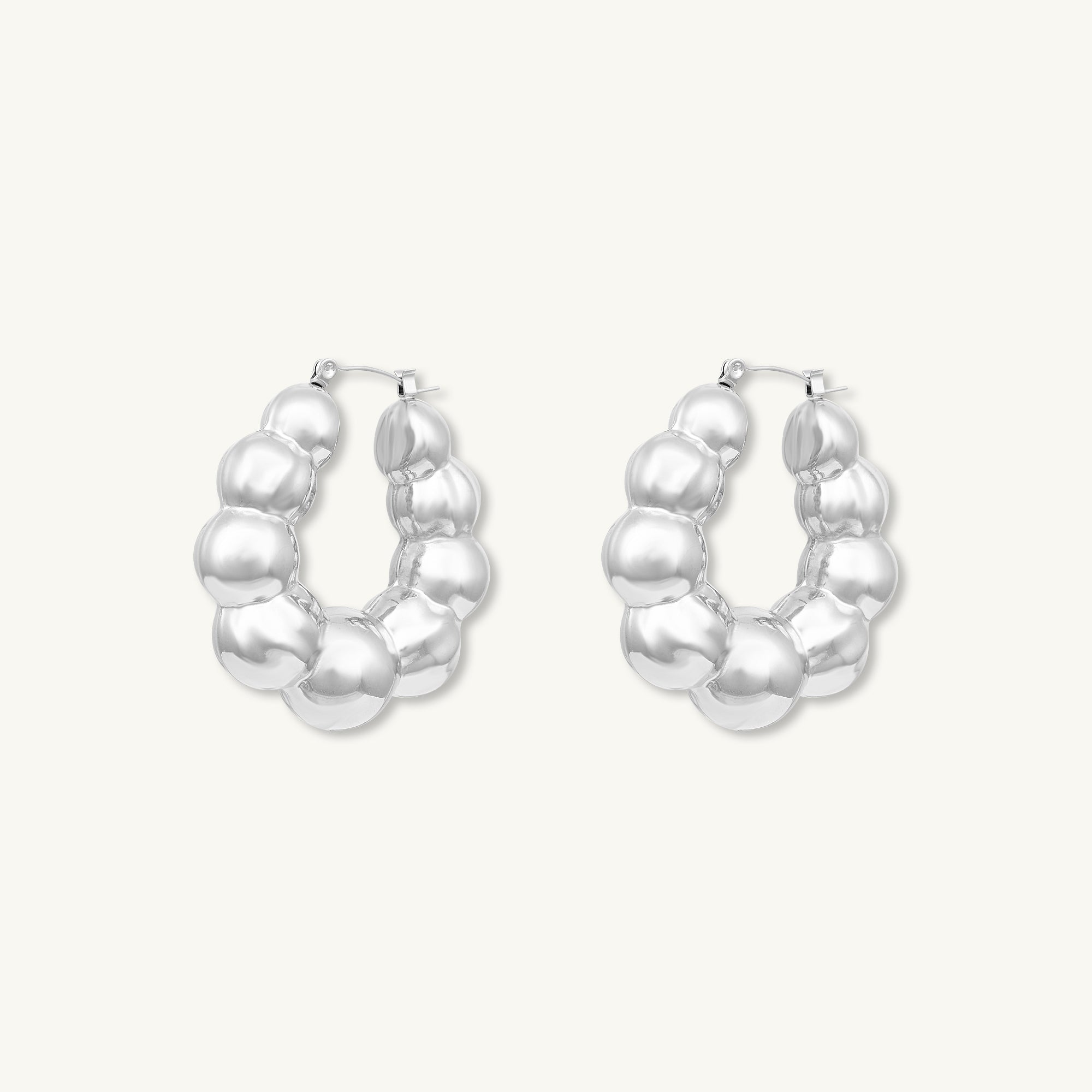 Nadia Ball Hoop Earrings - Camile & Stone