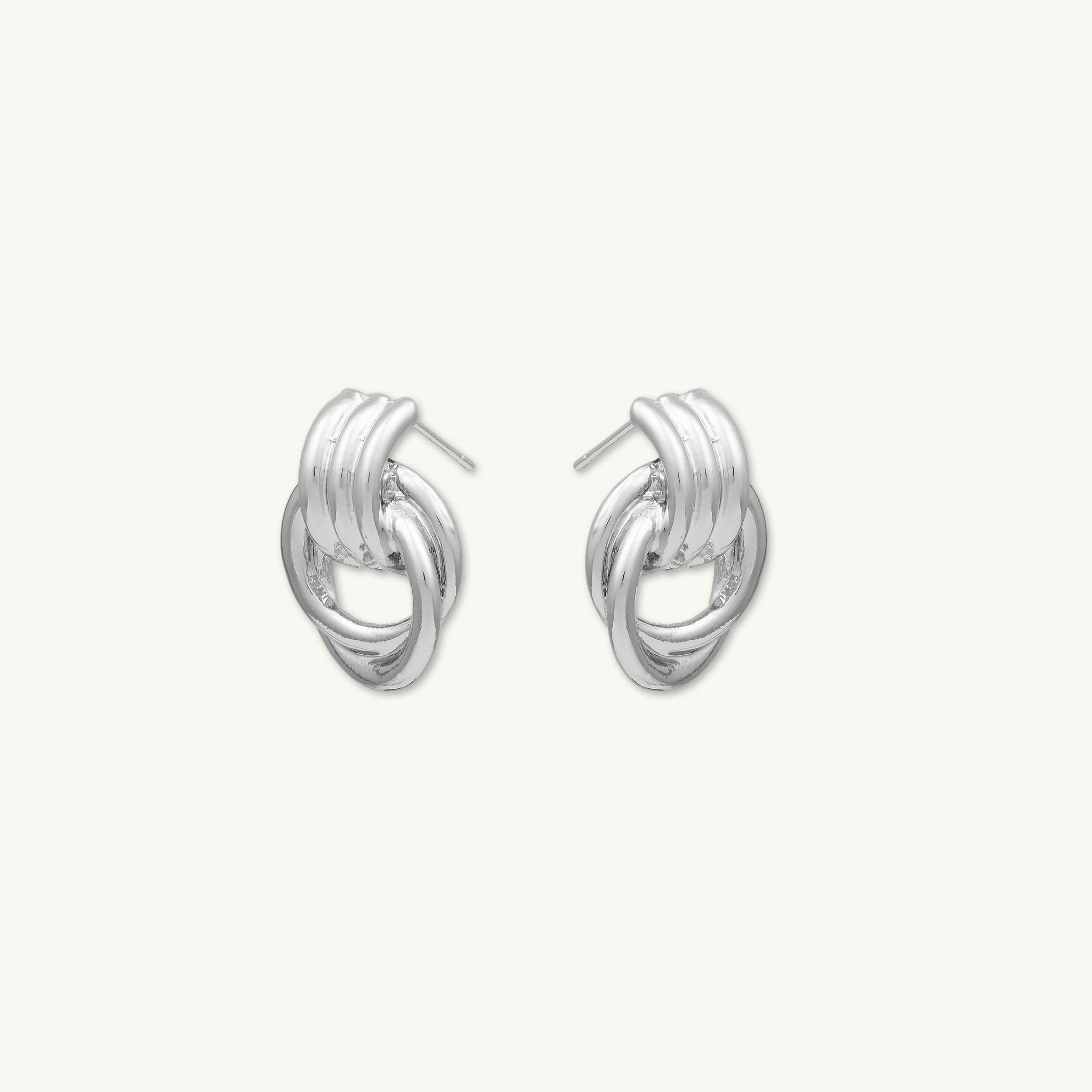 Nadia Loop Statement Stud Earrings - Camile & Stone