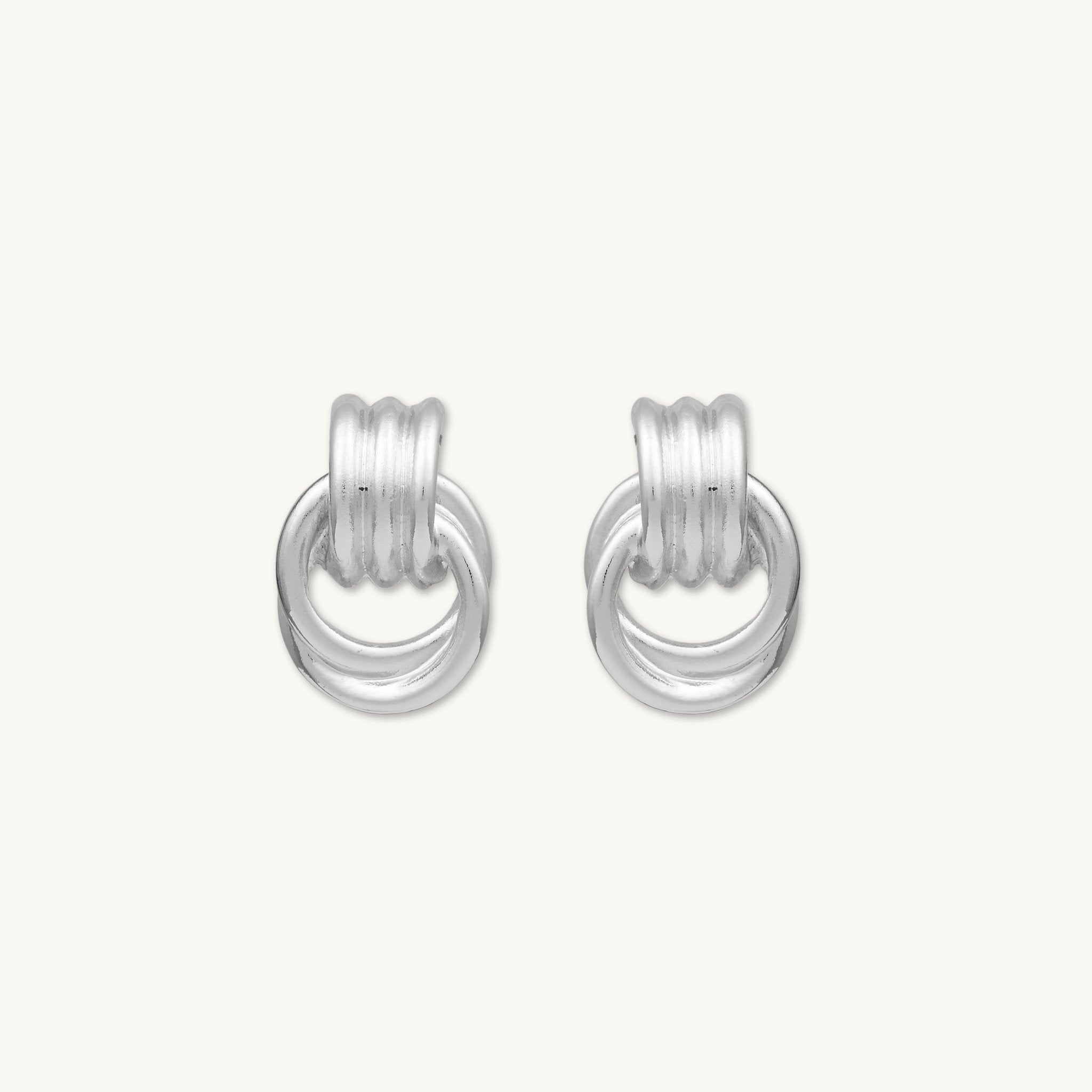 Nadia Loop Statement Stud Earrings - Camile & Stone