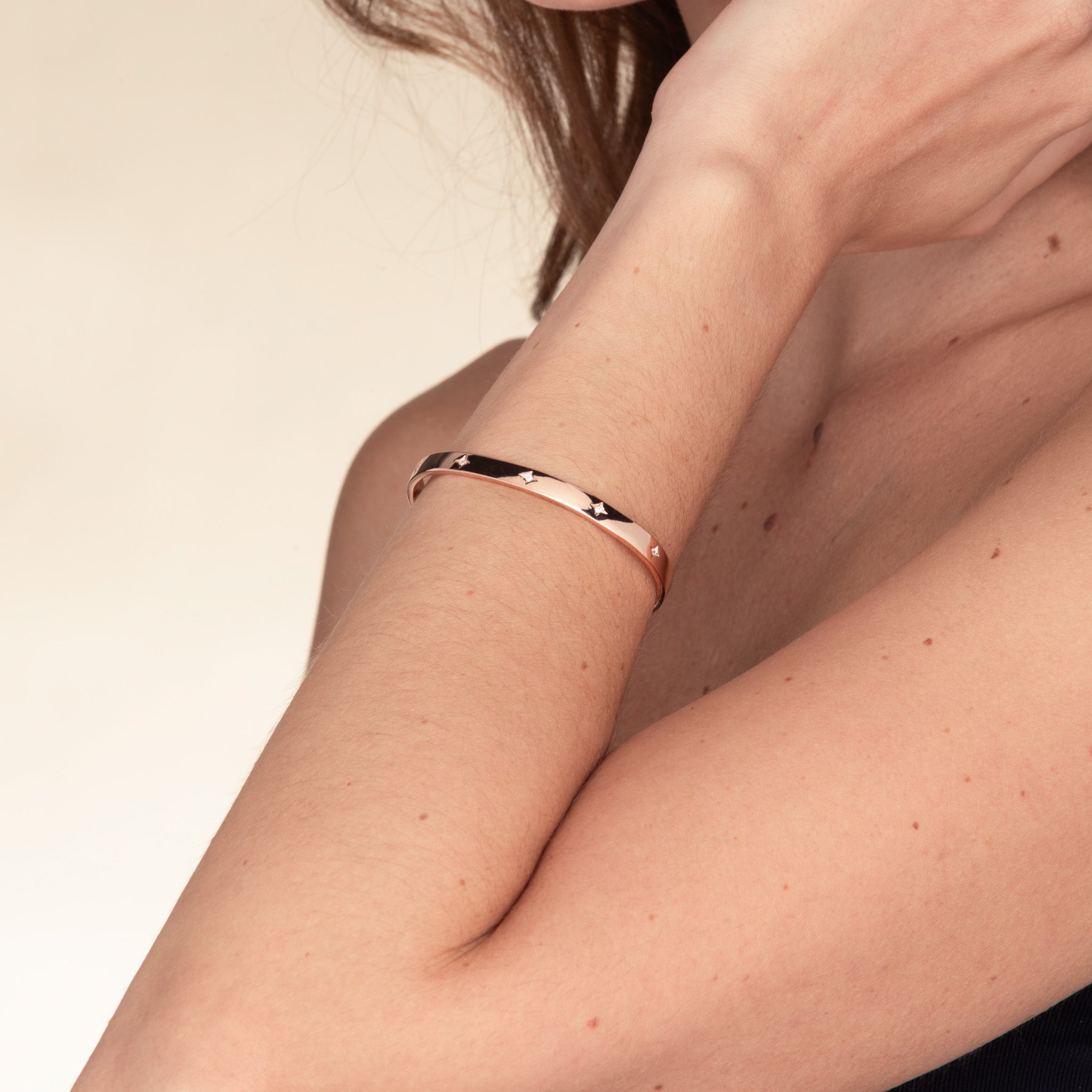 North Star Bangle Bracelet - Camile & Stone