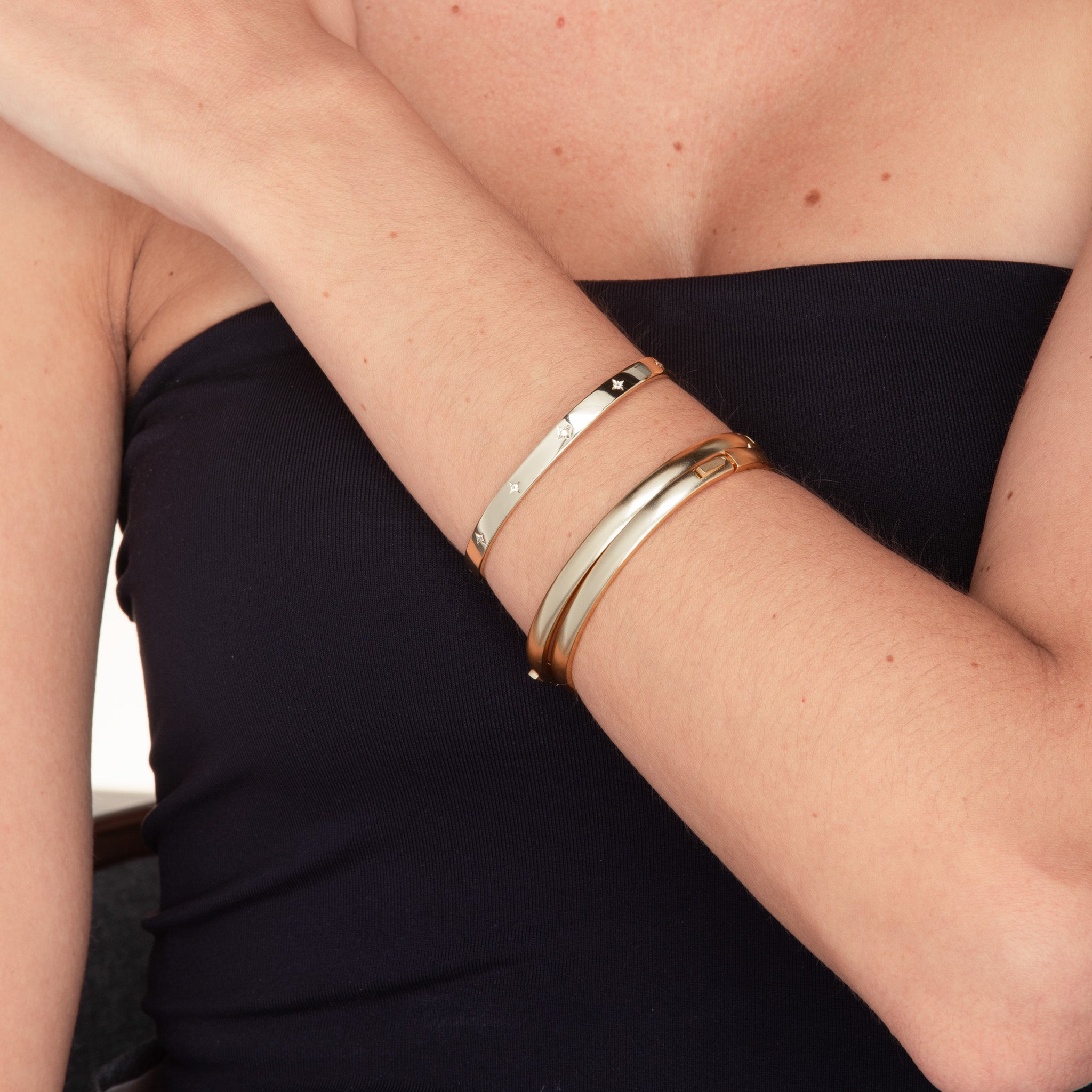 North Star Bangle Bracelet - Camile & Stone