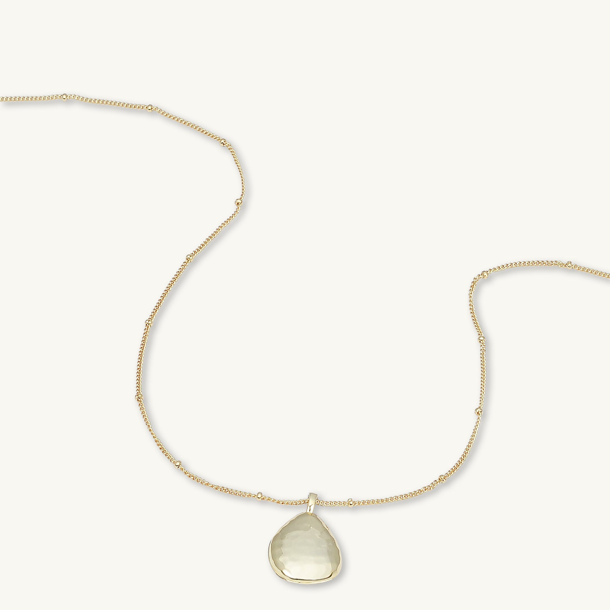 Oval Molten Photo Locket Necklace - Camile & Stone