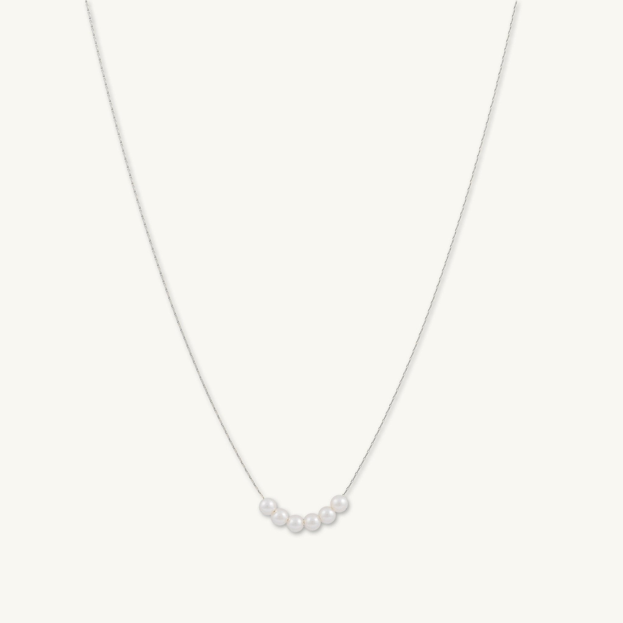 Pearl Boat Trace Necklace - Camile & Stone