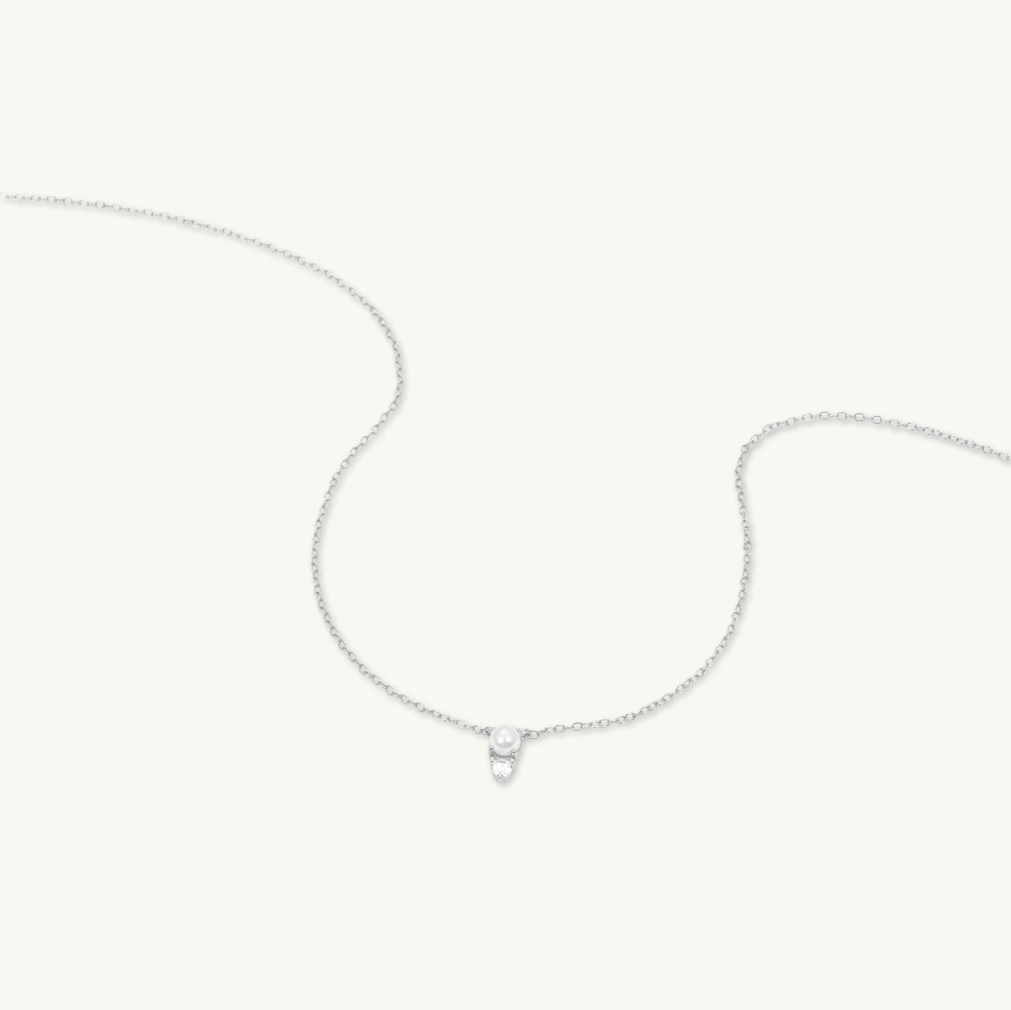 Pearl Sapphire Chain Necklace - Camile & Stone