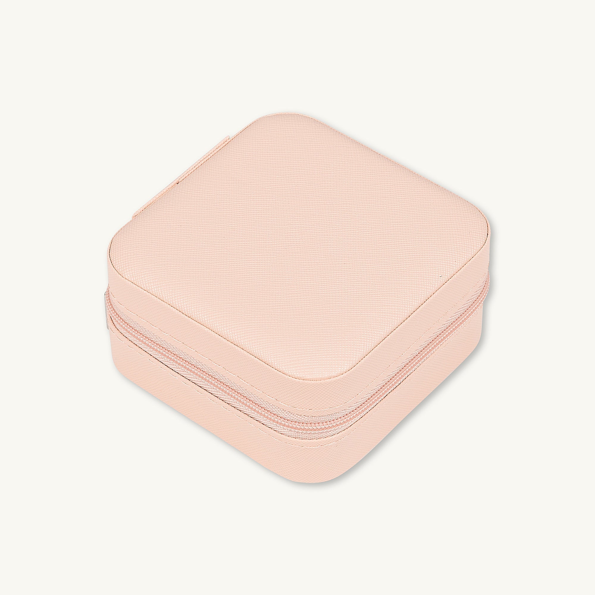 Pink Leather Jewellery Travel Case Box - Camile & Stone