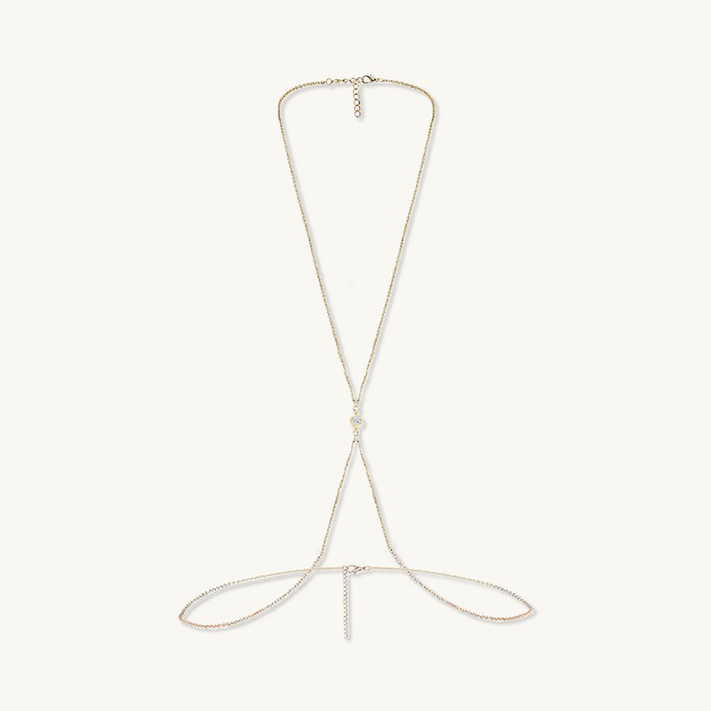 Sapphire Bezel Body Waist Chain - Camile & Stone