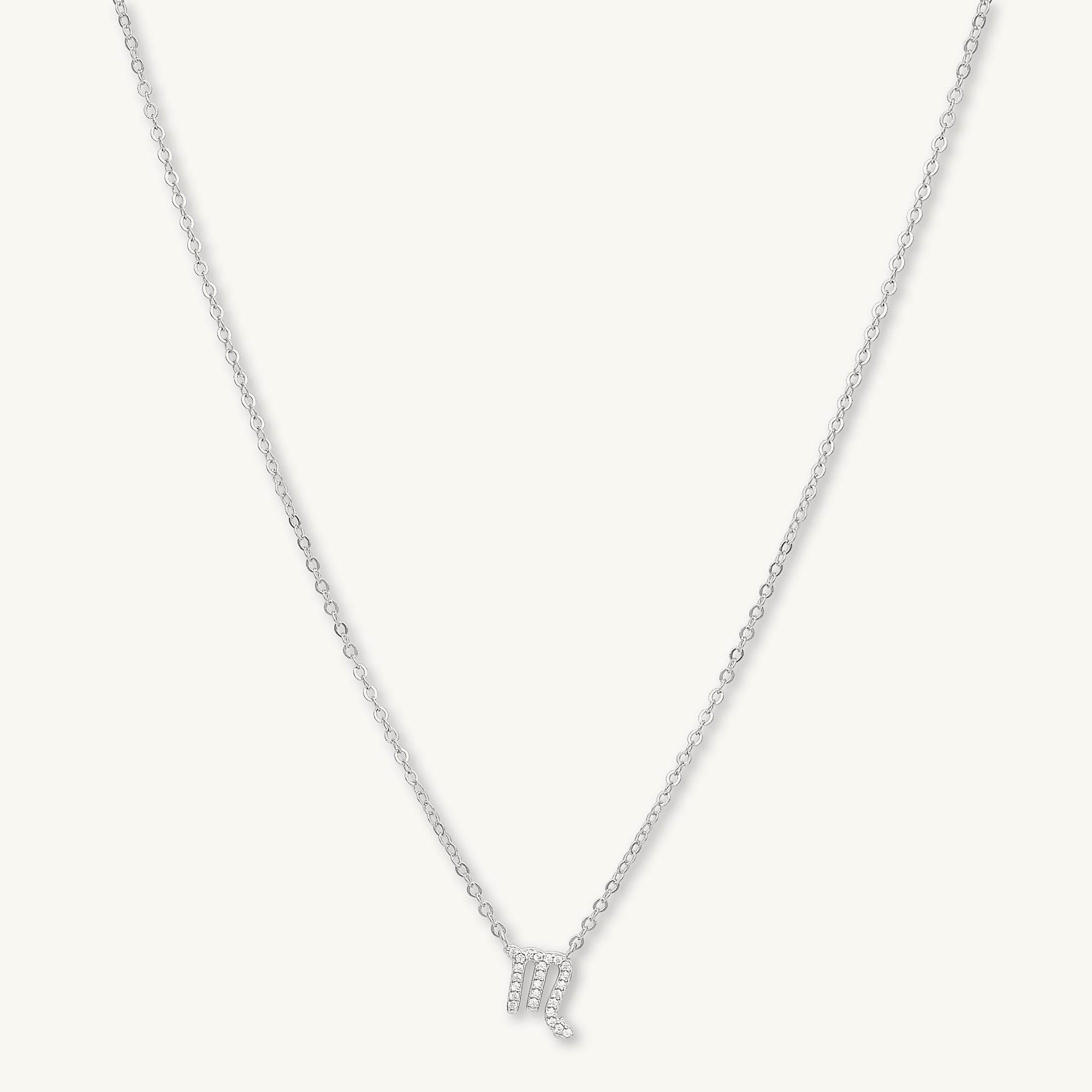 Scorpio Sapphire Charm Zodiac Star Sign Necklace - Camile & Stone