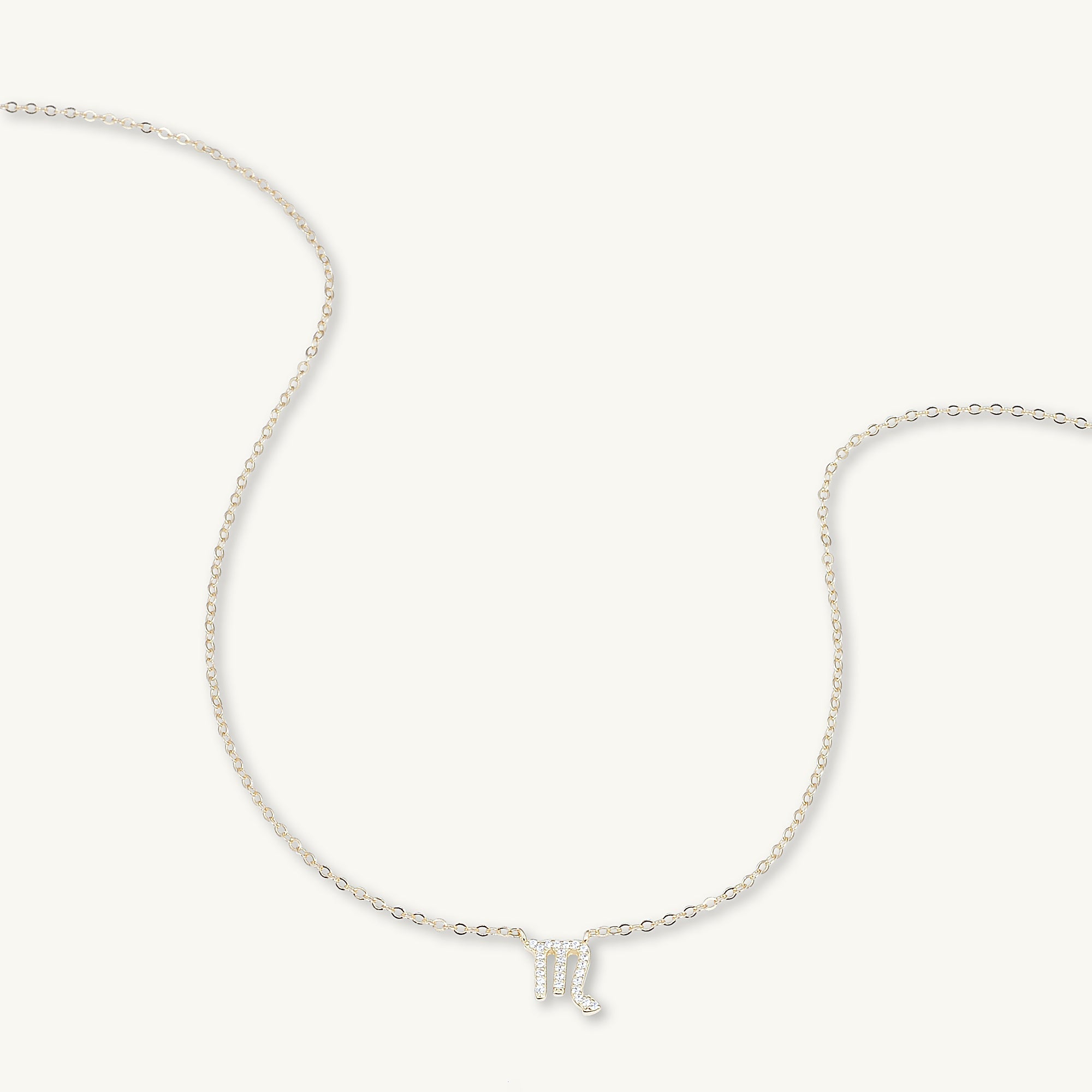 Scorpio Sapphire Charm Zodiac Star Sign Necklace - Camile & Stone