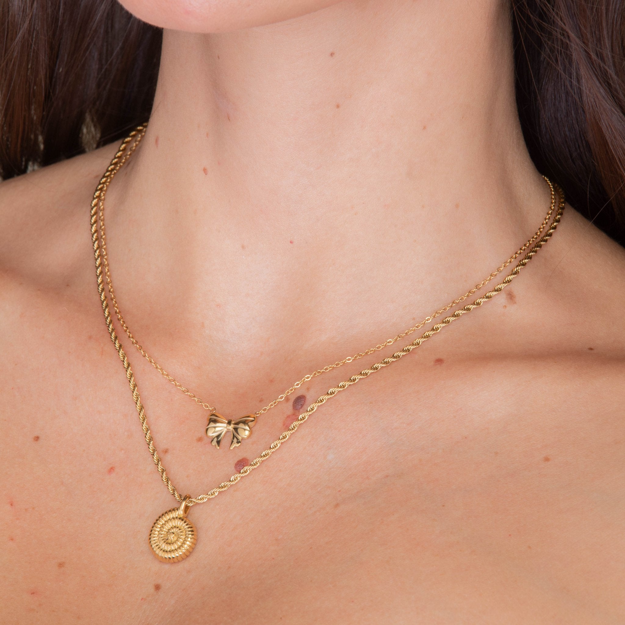 Seashell Twist Rope Necklace - Camile & Stone