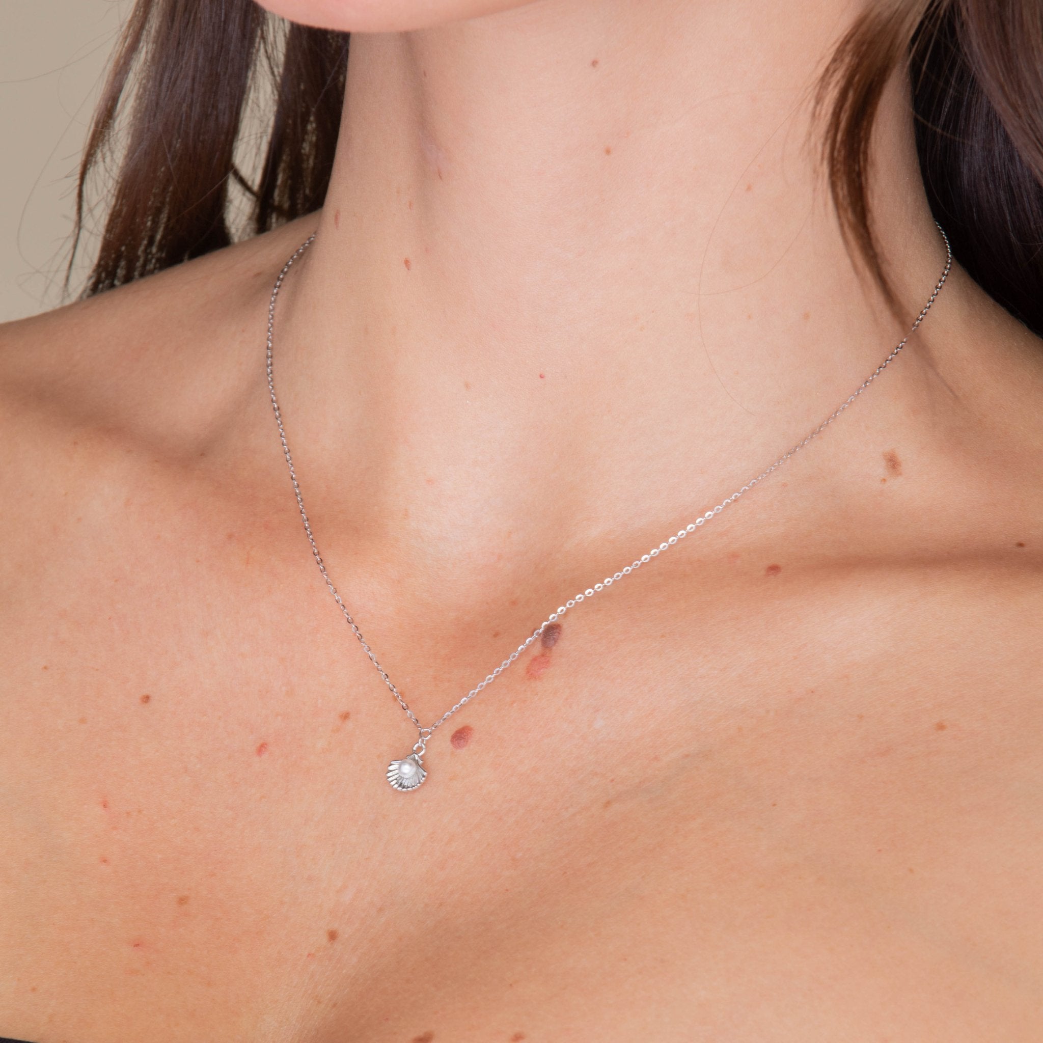 Shell Pearl Necklace - Camile & Stone