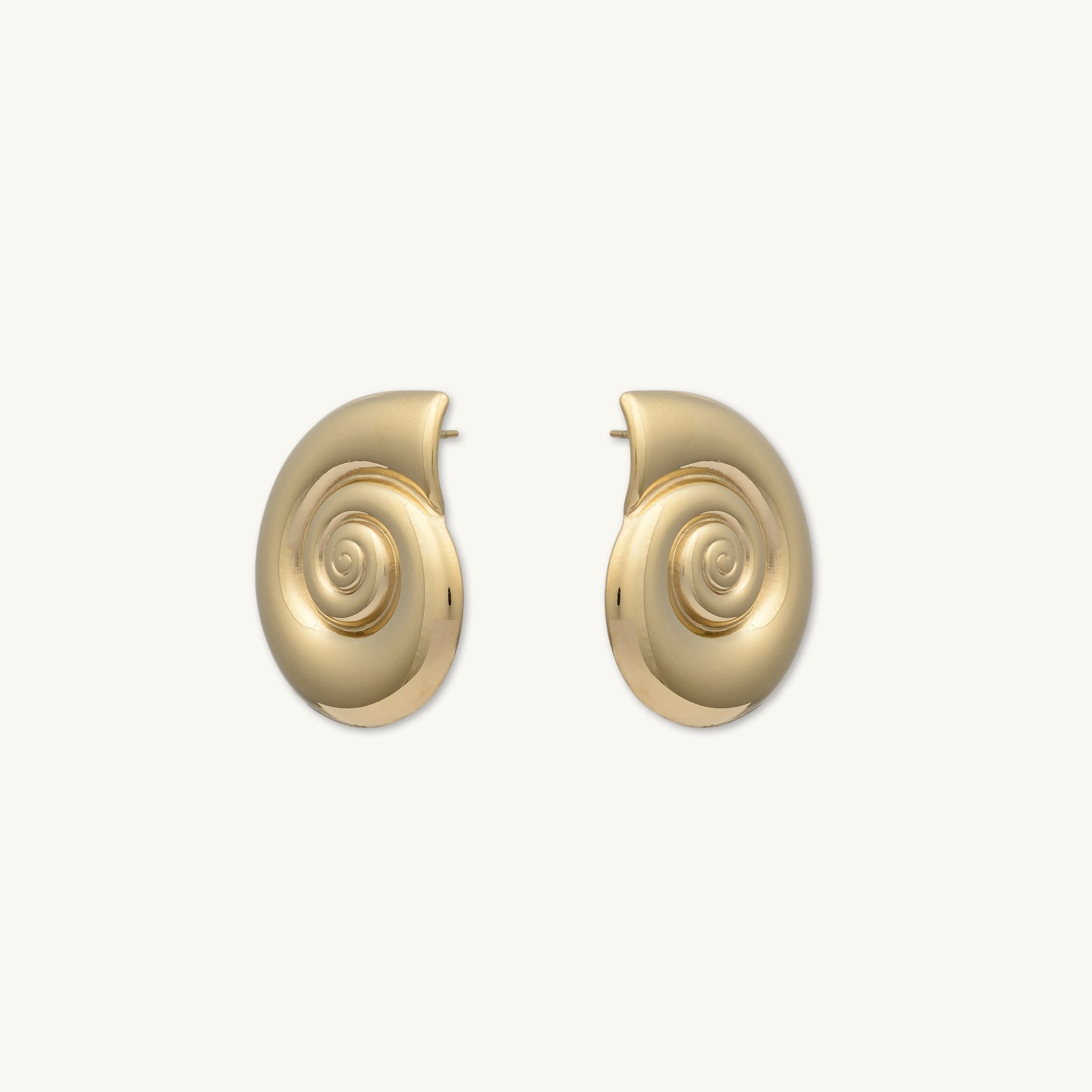 Shell Statement Stud Earrings - Camile & Stone