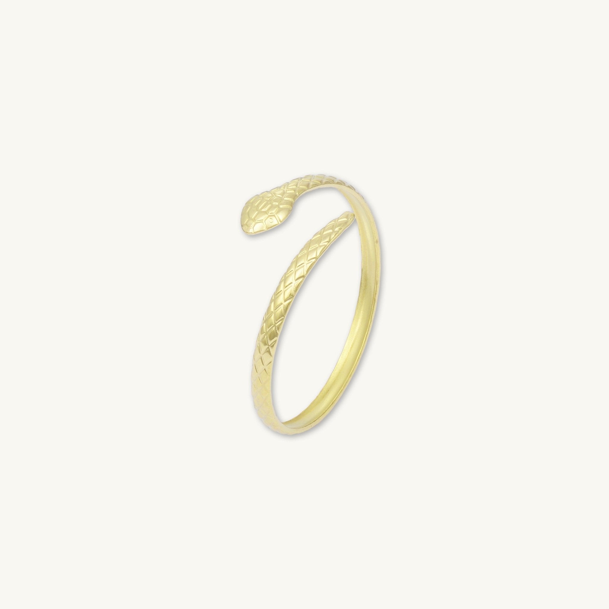 Snake Open Cuff Bangle - Camile & Stone