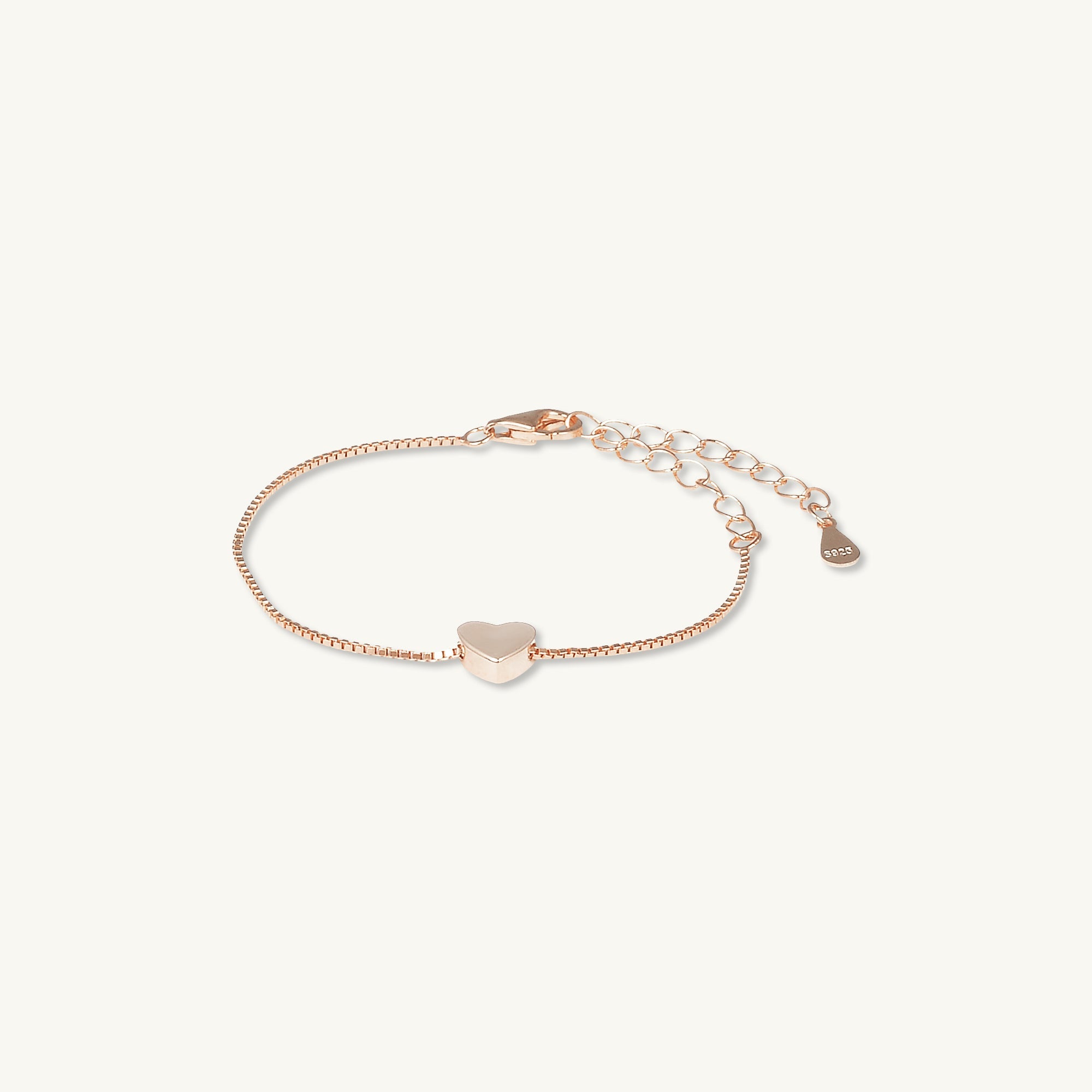 Solid Heart Chain Bracelet - Child - Camile & Stone