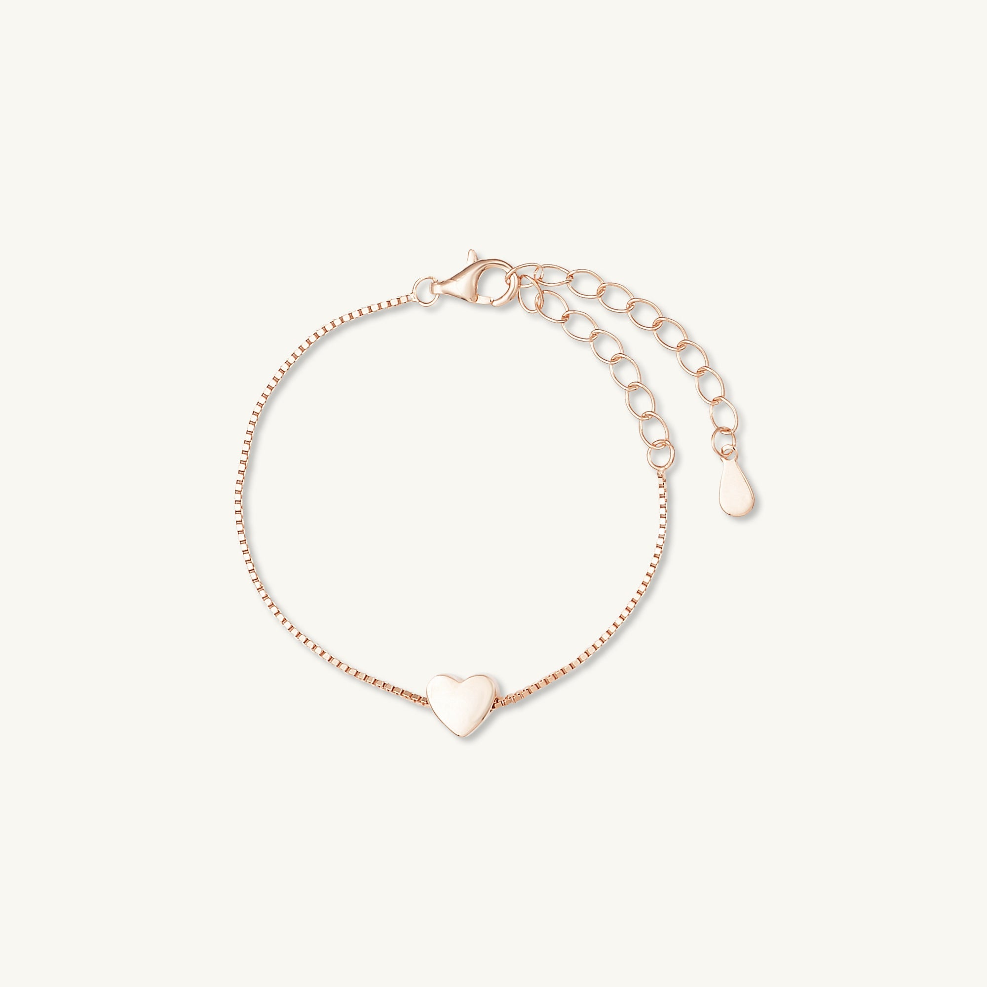 Solid Heart Chain Bracelet - Child - Camile & Stone