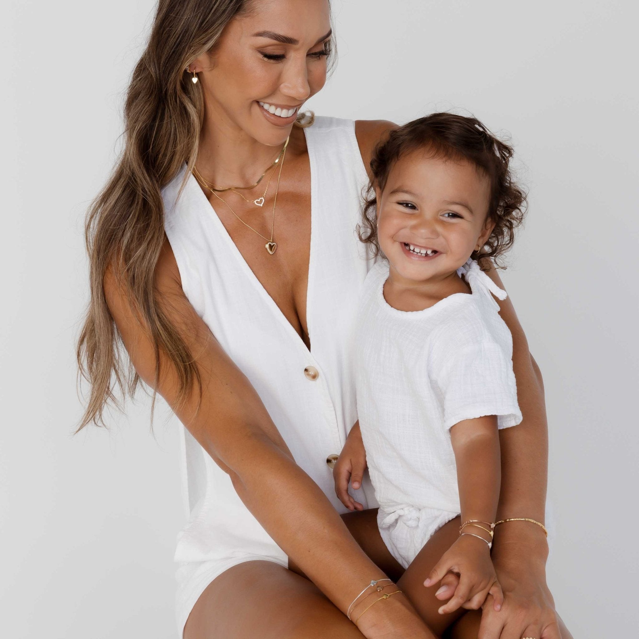 Solid Heart Chain Bracelet - Child - Camile & Stone