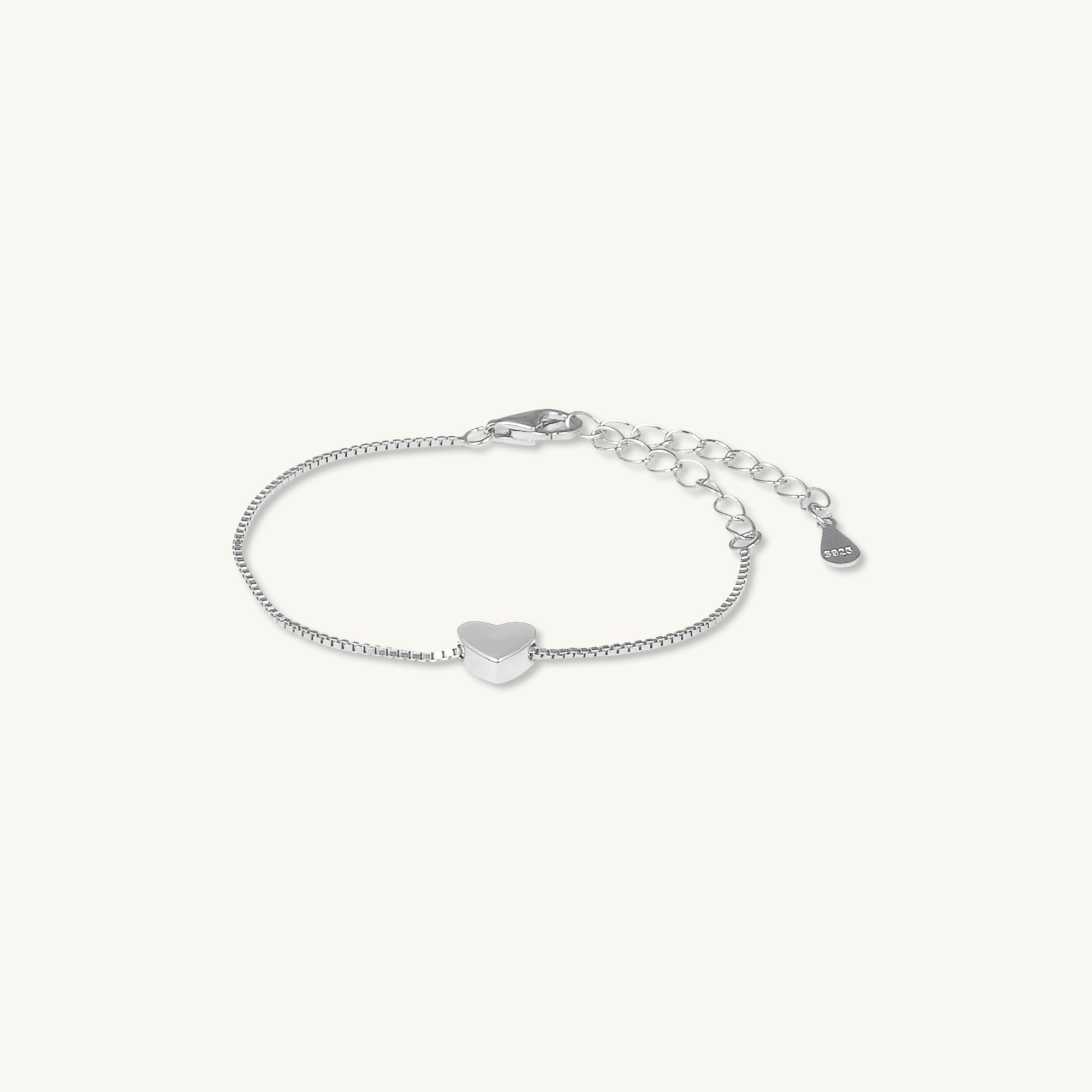 Solid Heart Chain Bracelet - Child - Camile & Stone