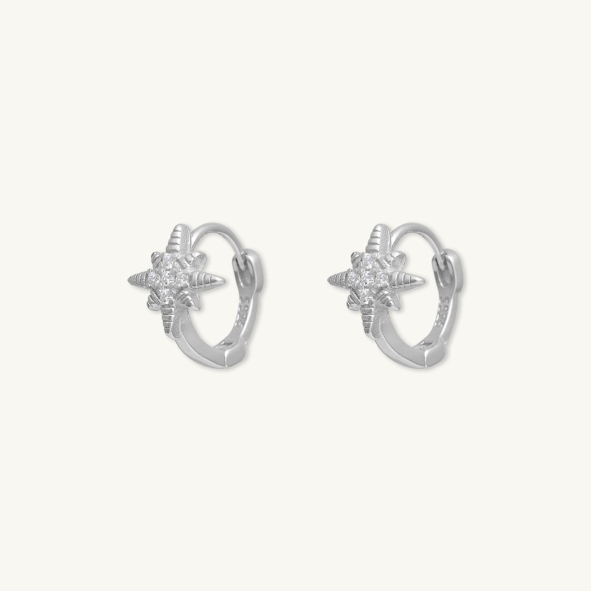 Starlight Celestial Huggie Earrings - Camile & Stone