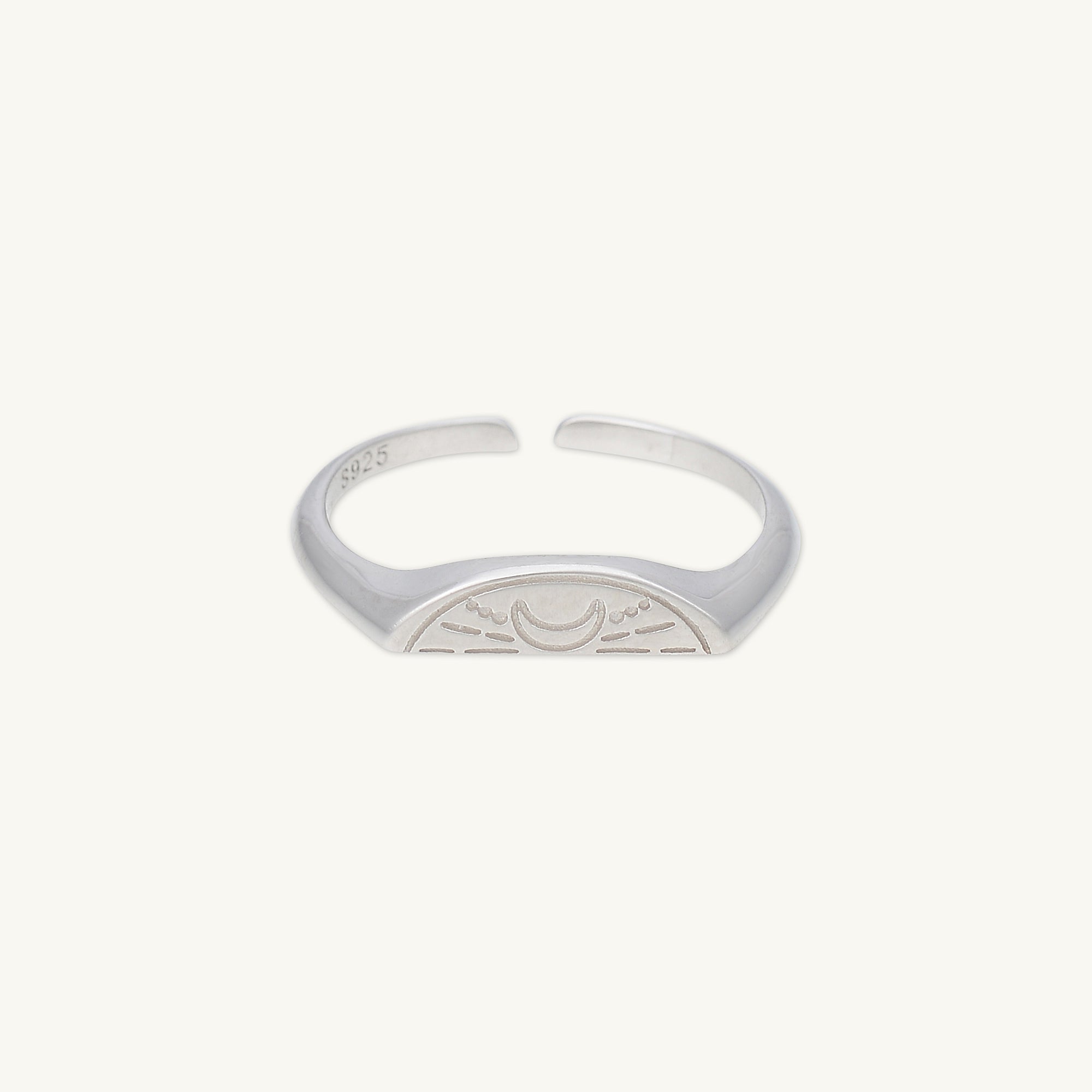 Sun & Moon Friendship Couple Twin Set Rings - Camile & Stone