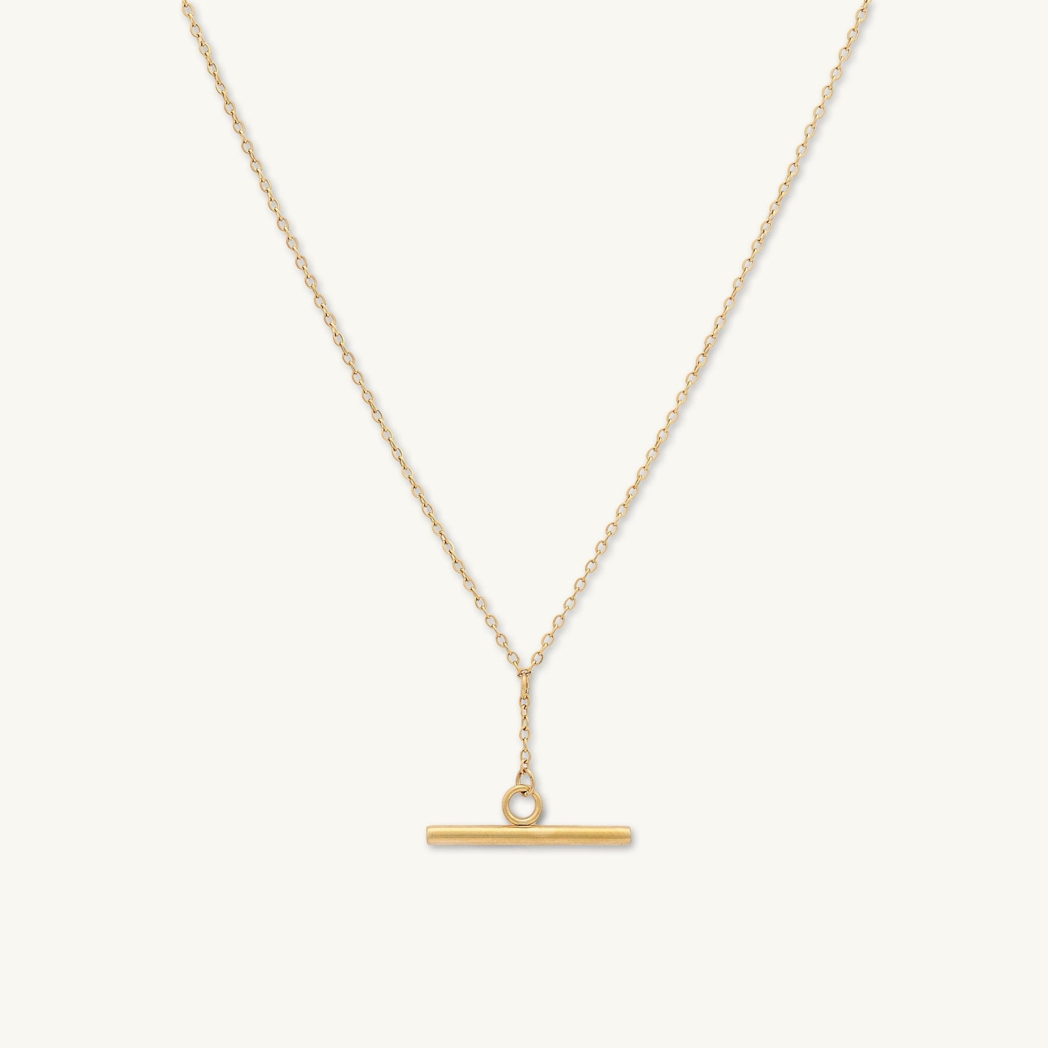 T Bar Chain Necklace - Camile & Stone