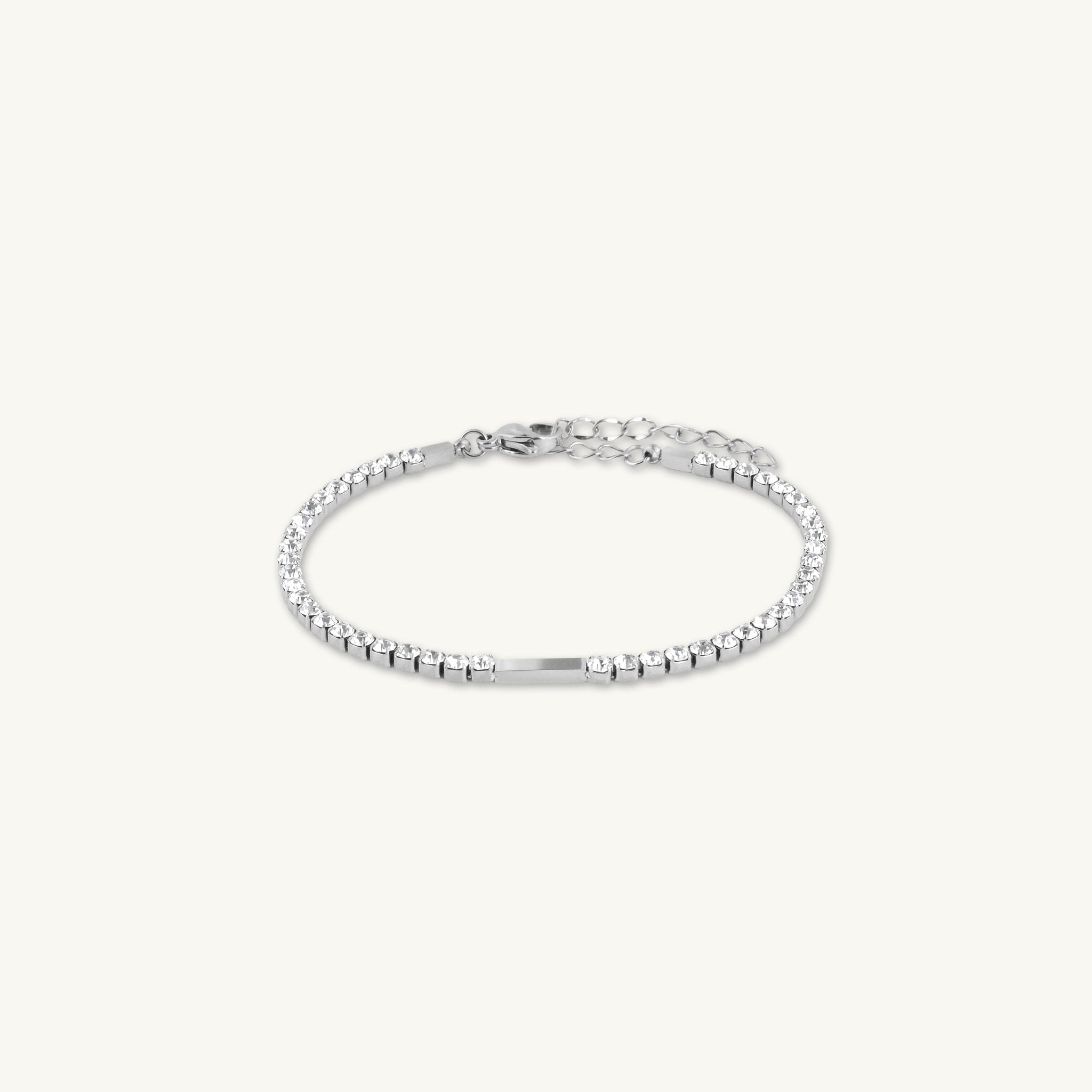 Tennis Bar Chain Bracelet - Camile & Stone