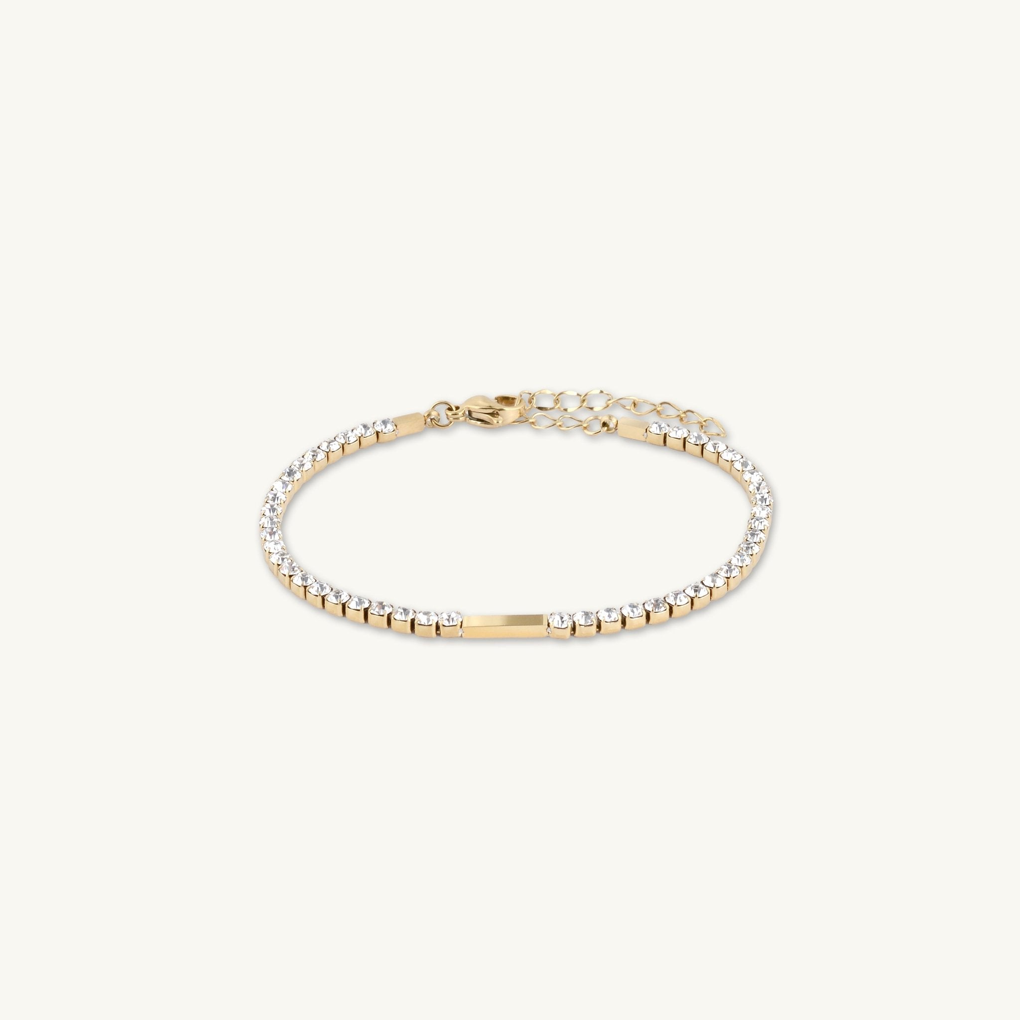 Tennis Bar Chain Bracelet - Camile & Stone