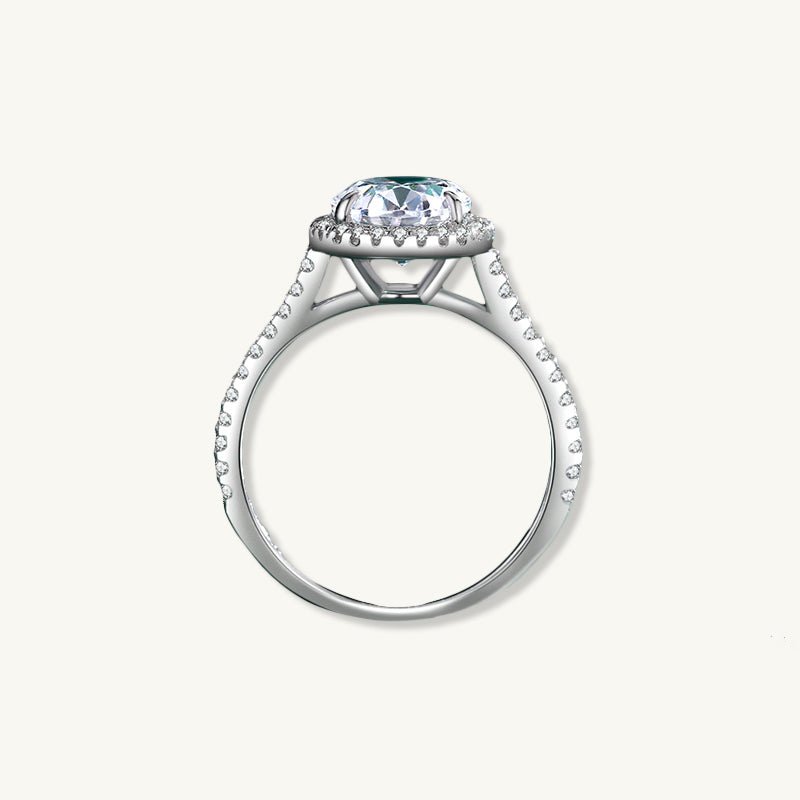 The Dahlia Oval Sapphire Engagement Ring - Camile & Stone