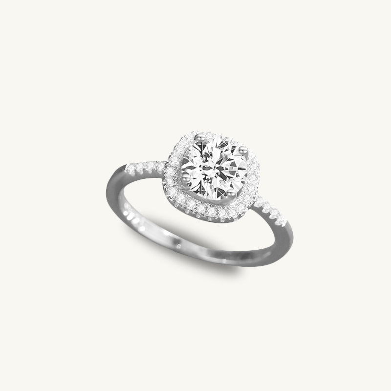 The Encore Cushion Sapphire Engagement Ring - Camile & Stone