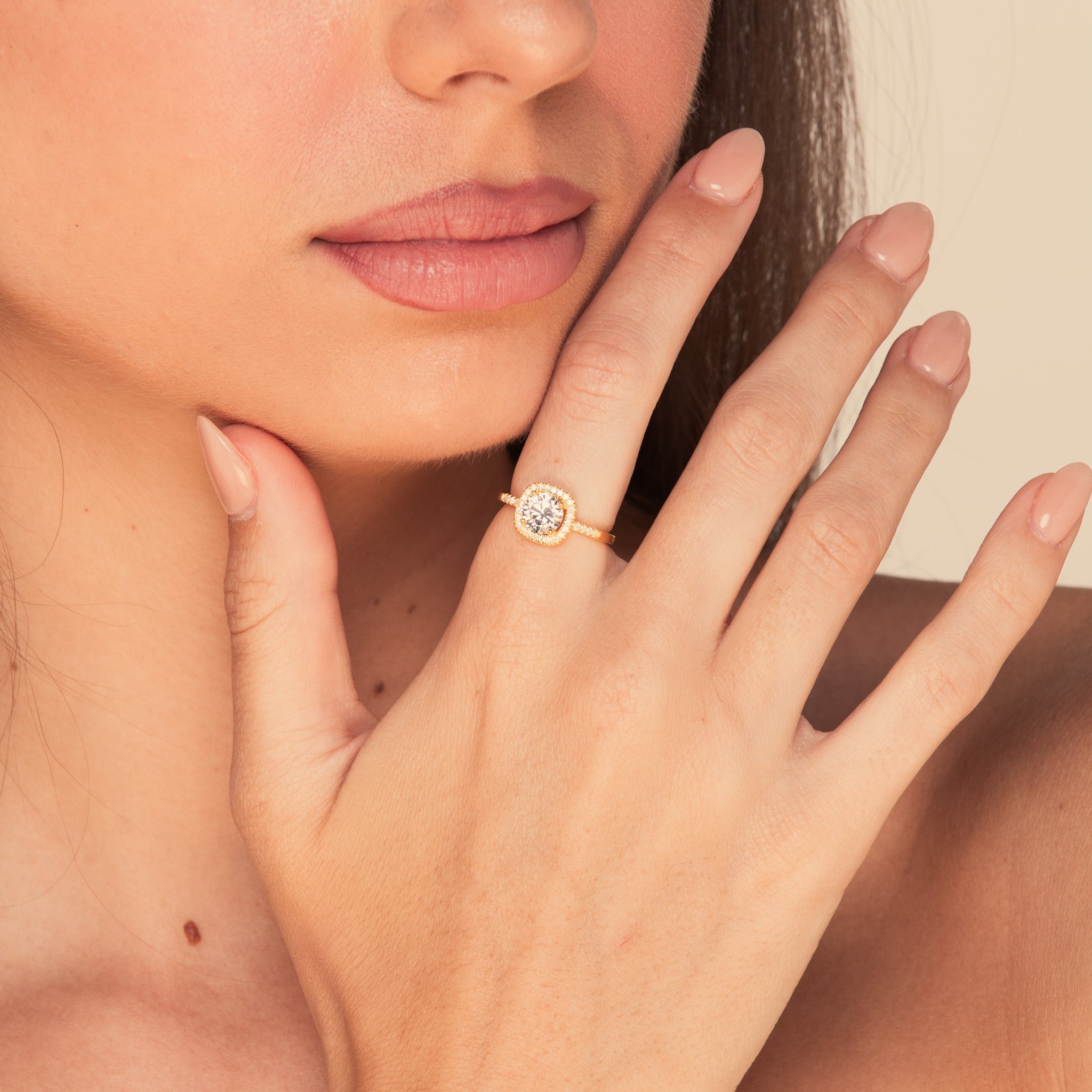 The Encore Cushion Sapphire Engagement Ring - Camile & Stone