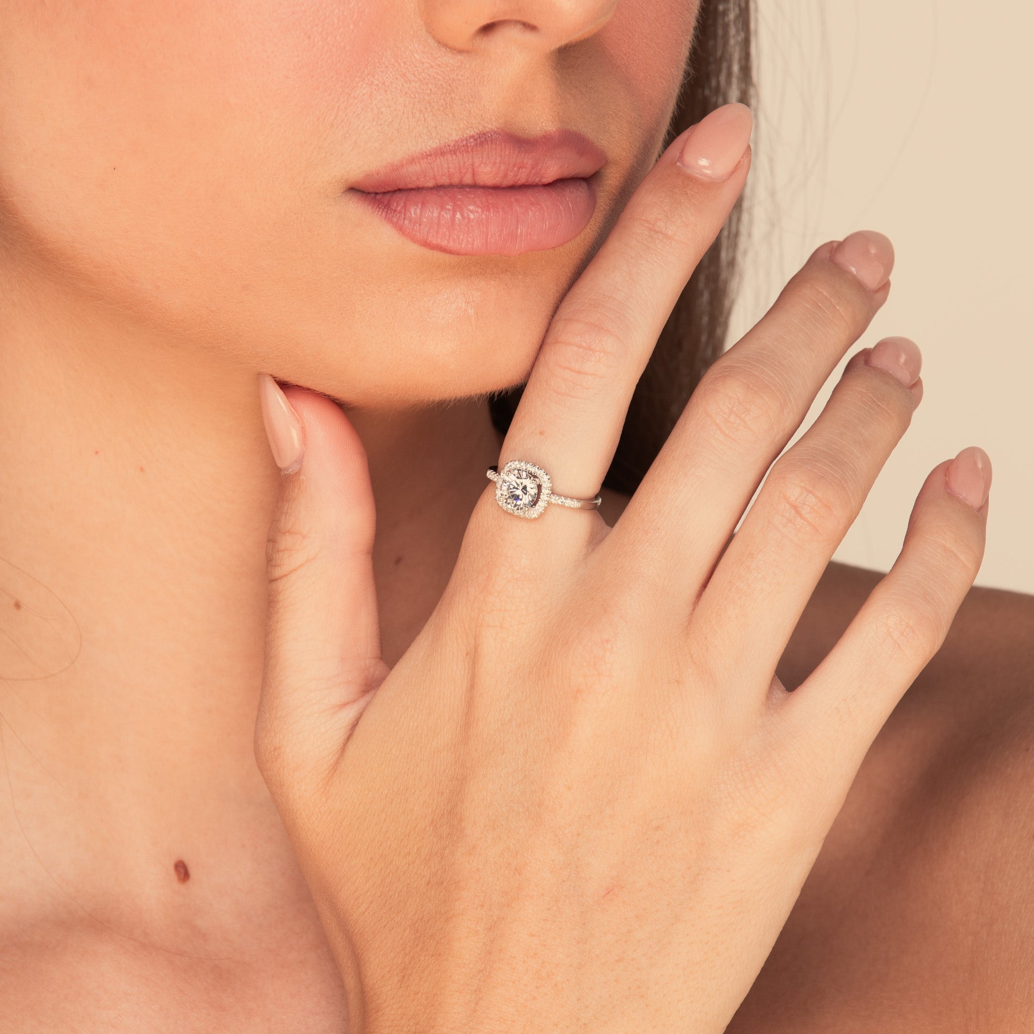 The Encore Cushion Sapphire Engagement Ring - Camile & Stone
