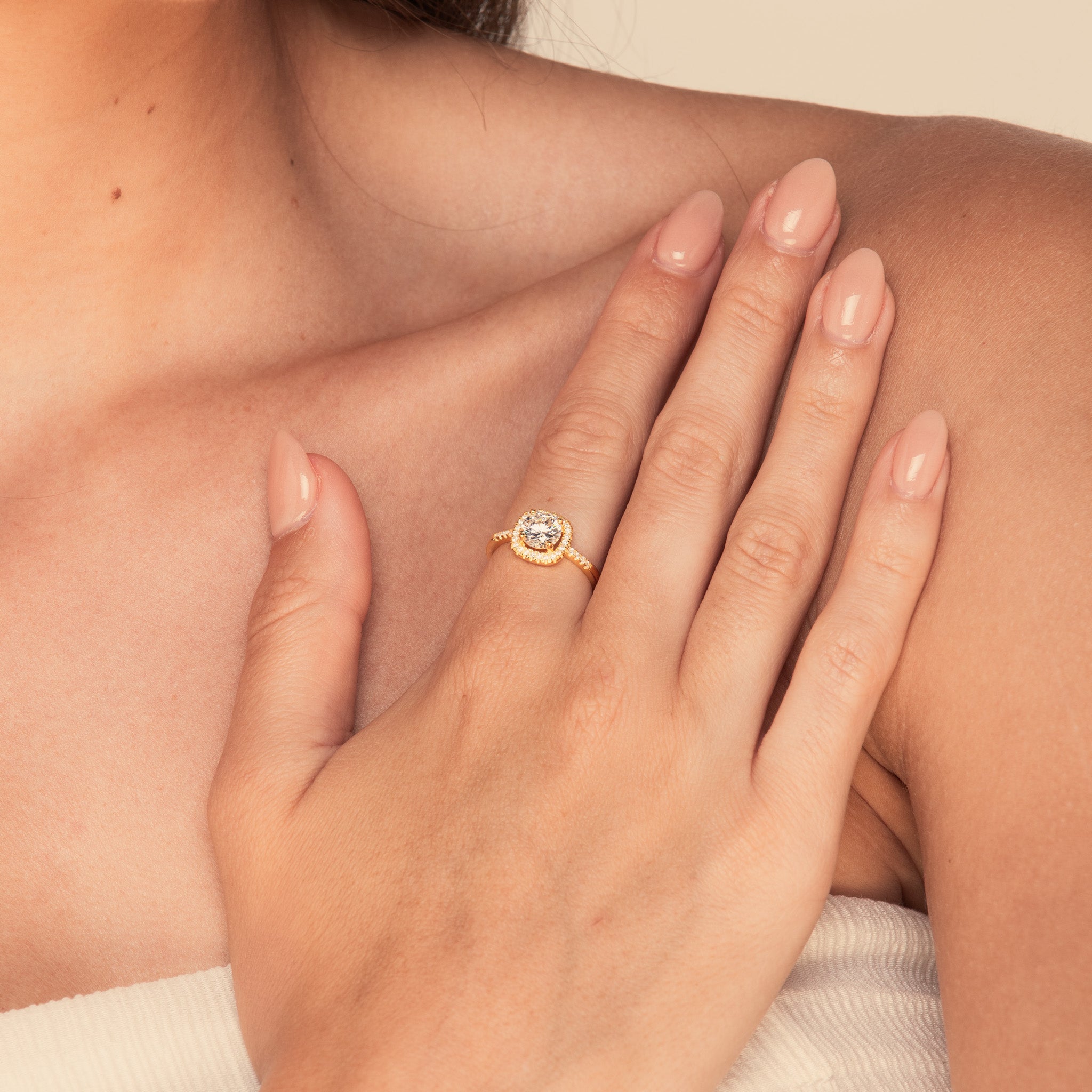 The Encore Cushion Sapphire Engagement Ring - Camile & Stone