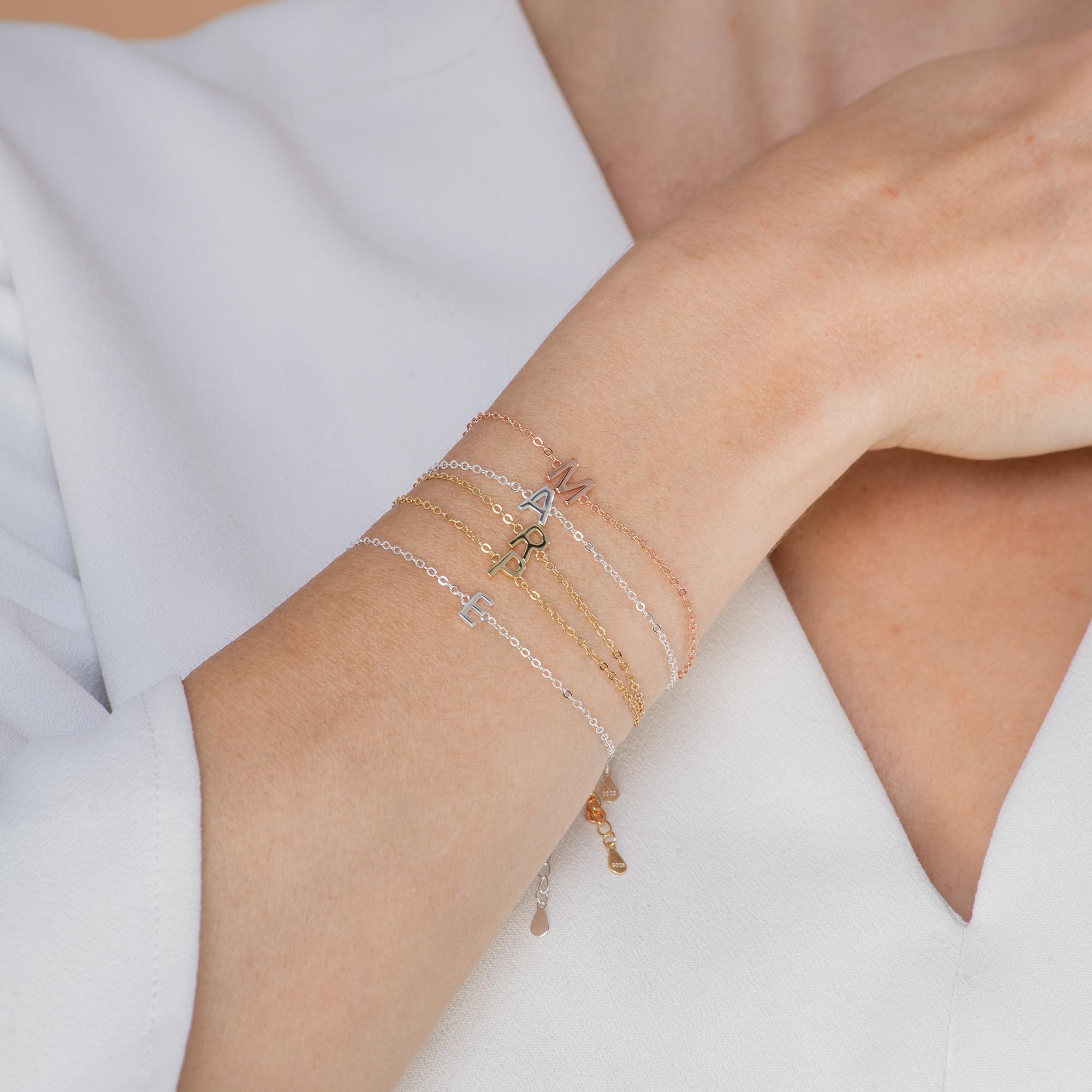The Original Initial Letter Bracelet - Camile & Stone