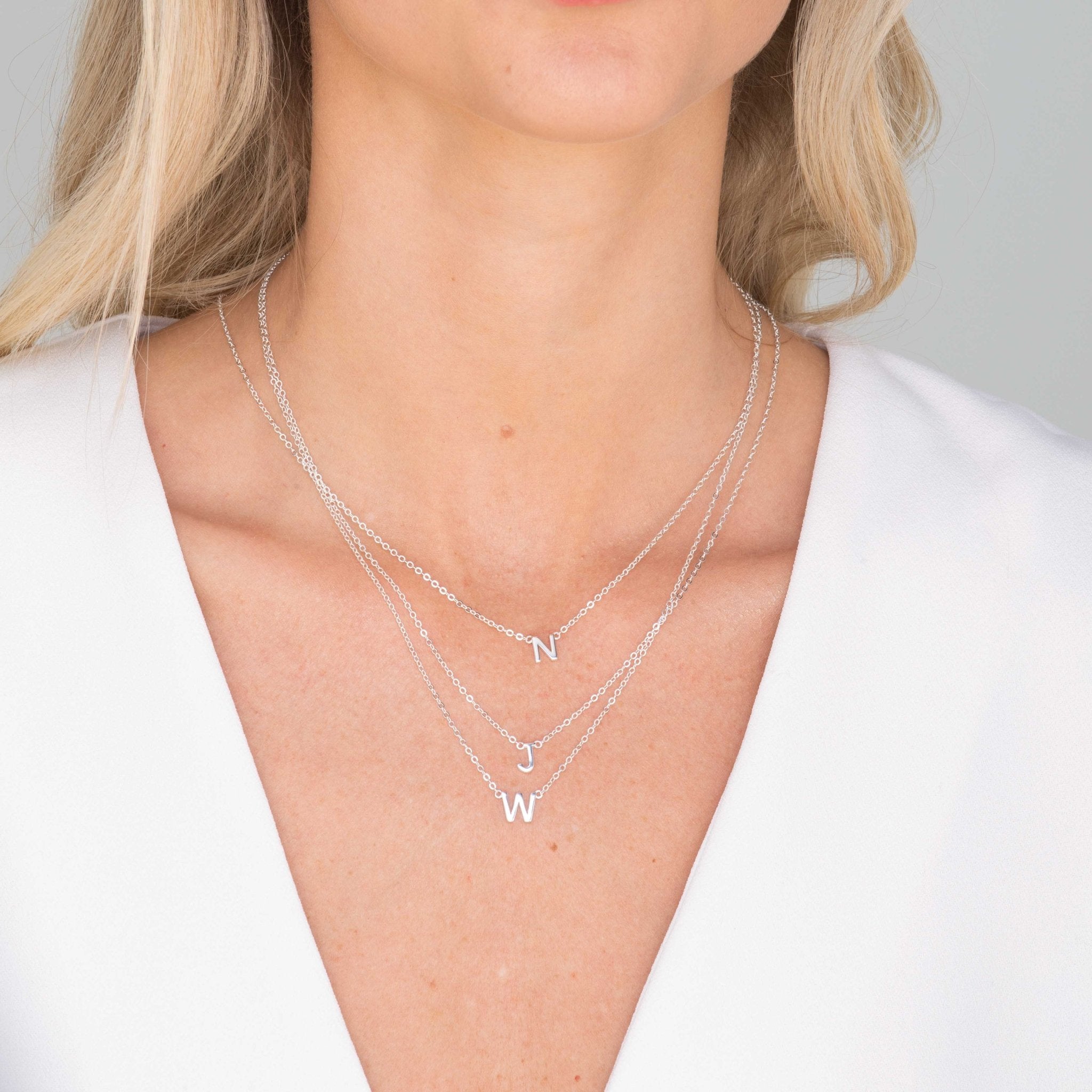 The Original Single Initial Letter Necklace - Camile & Stone