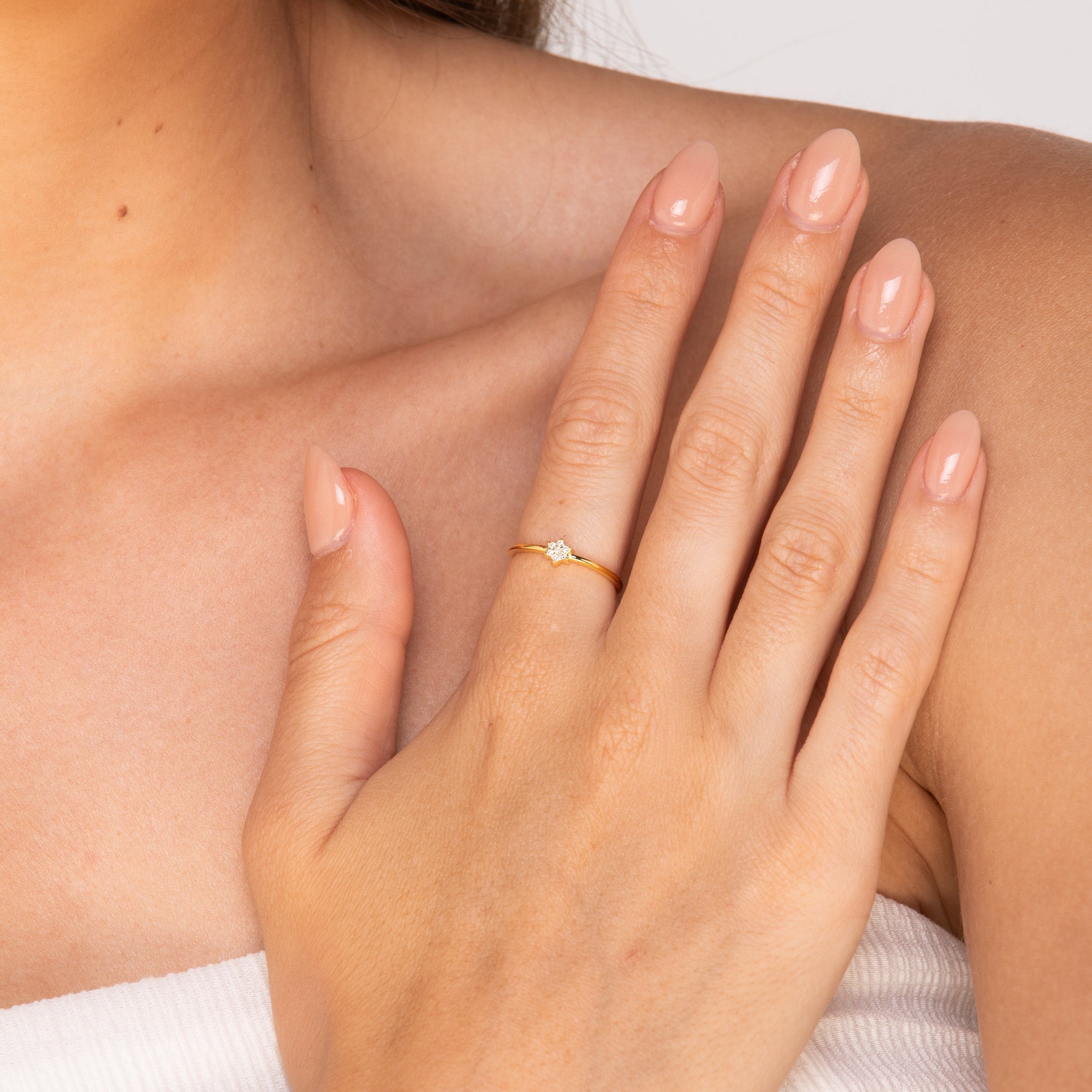 The Snowflake Sapphire Ring - Camile & Stone