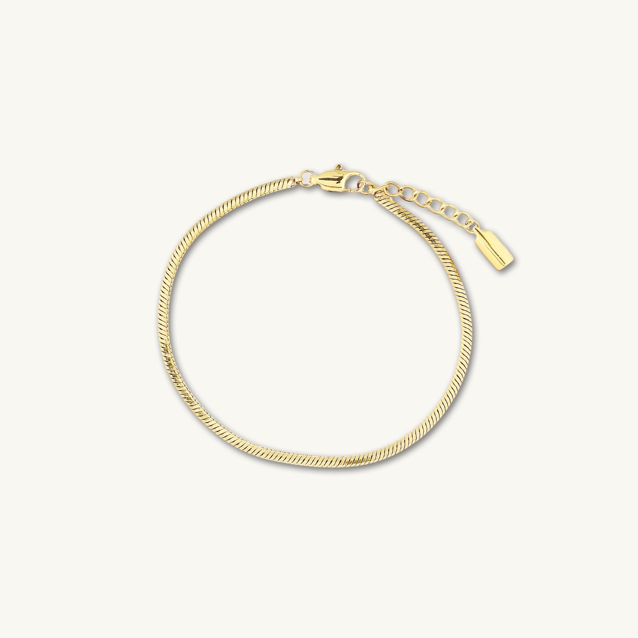 Thick Unisex Snake Chain Bracelet - Camile & Stone