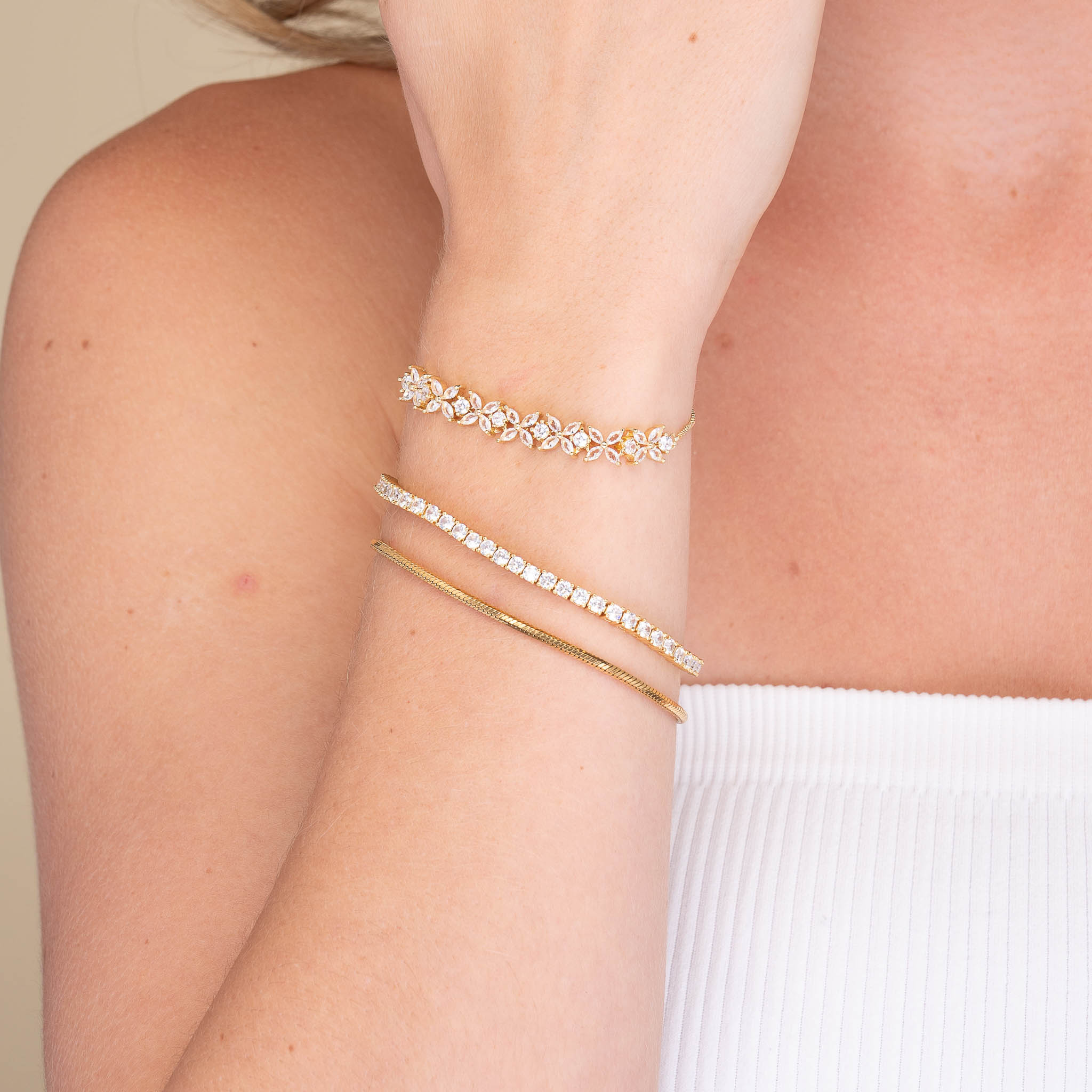 Thick Unisex Snake Chain Bracelet - Camile & Stone