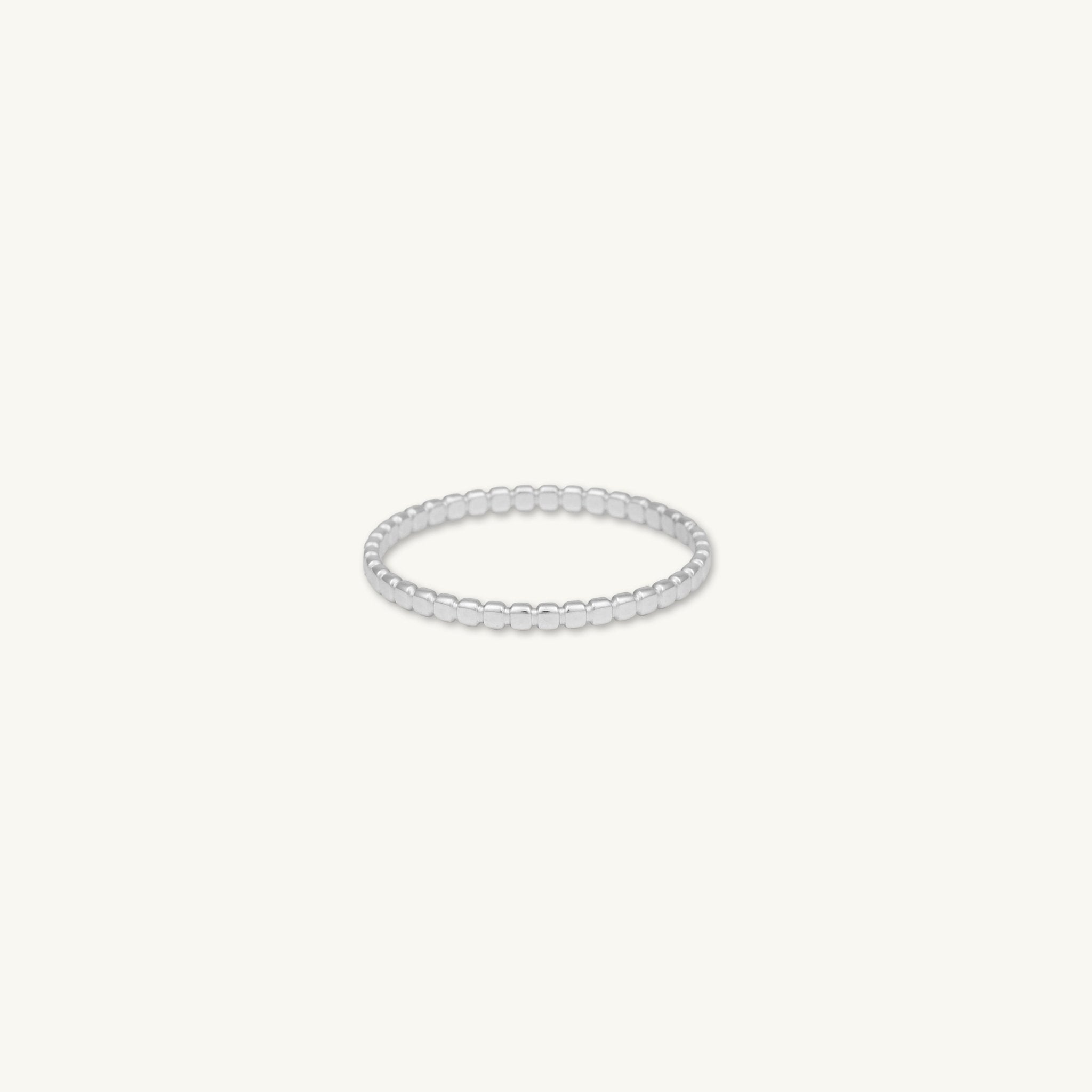 Thin Ridge Stacker Ring - Camile & Stone