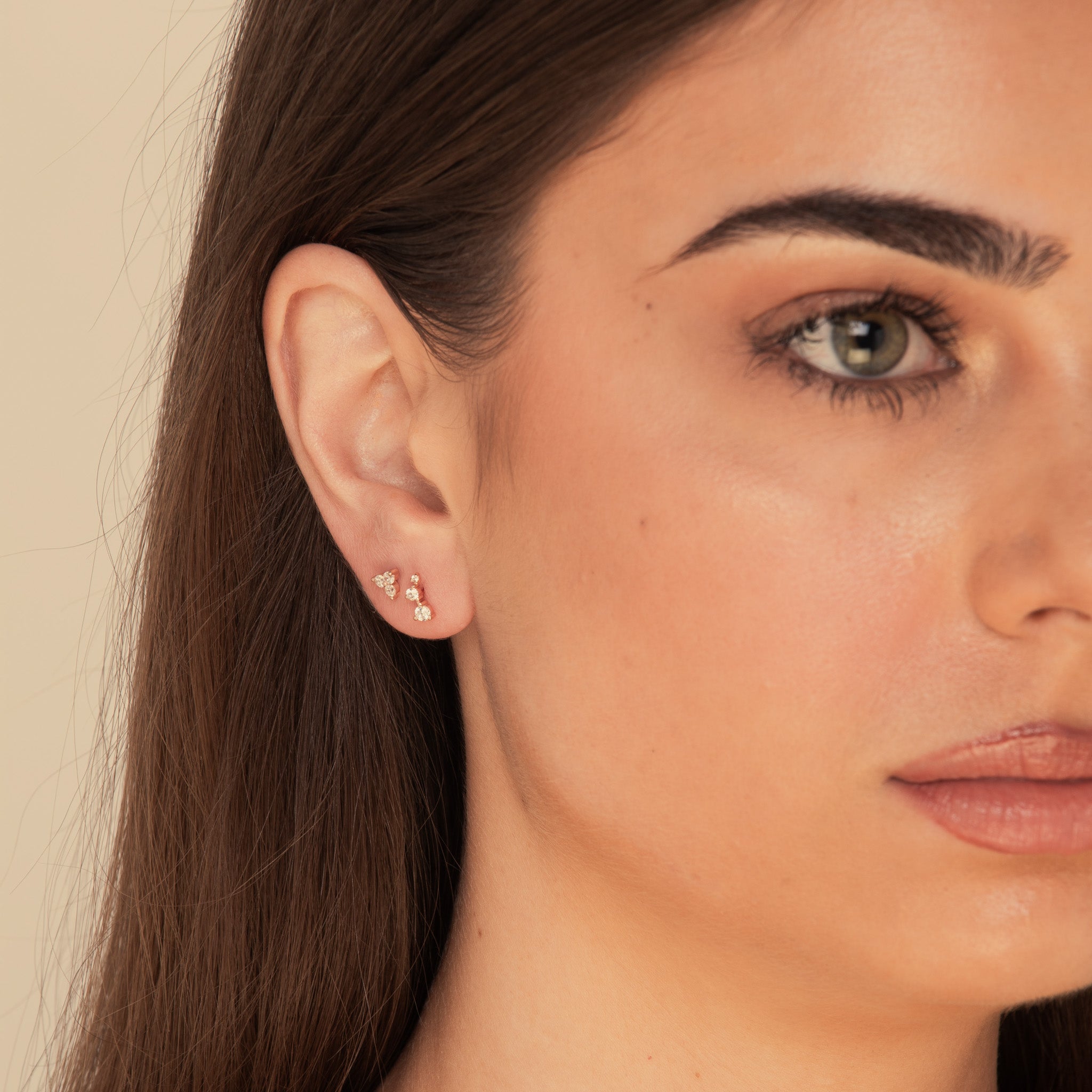 Trio Sapphire Stud Earrings - Camile & Stone