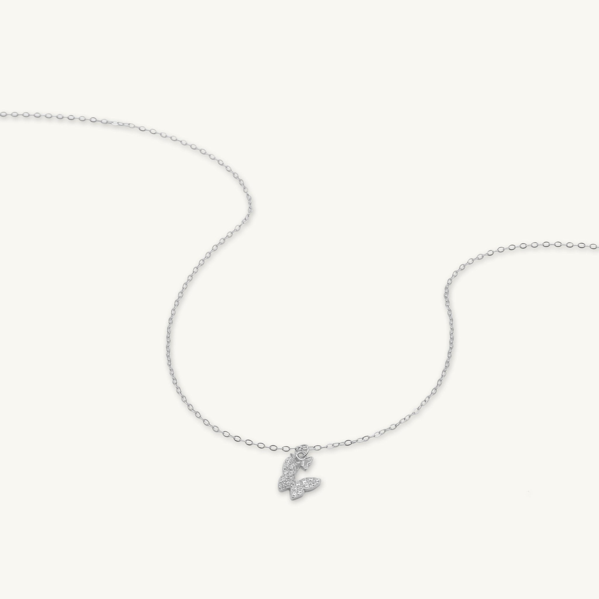 Twin Butterfly Sapphire Necklace - Camile & Stone