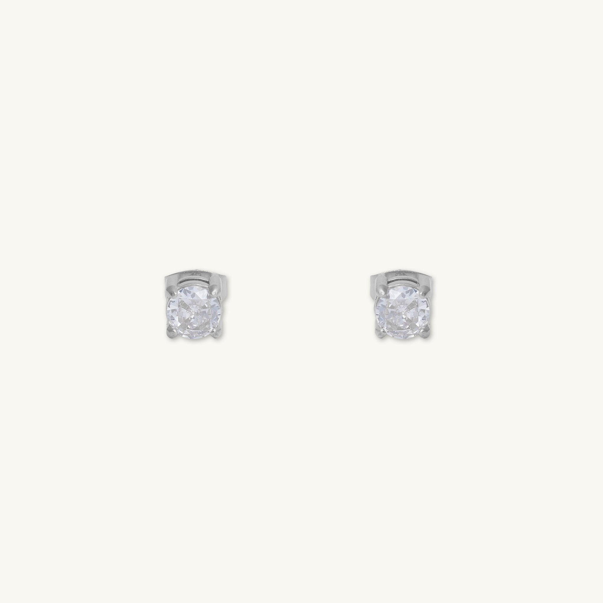 Unisex Classic Sapphire Stud Earrings - Camile & Stone