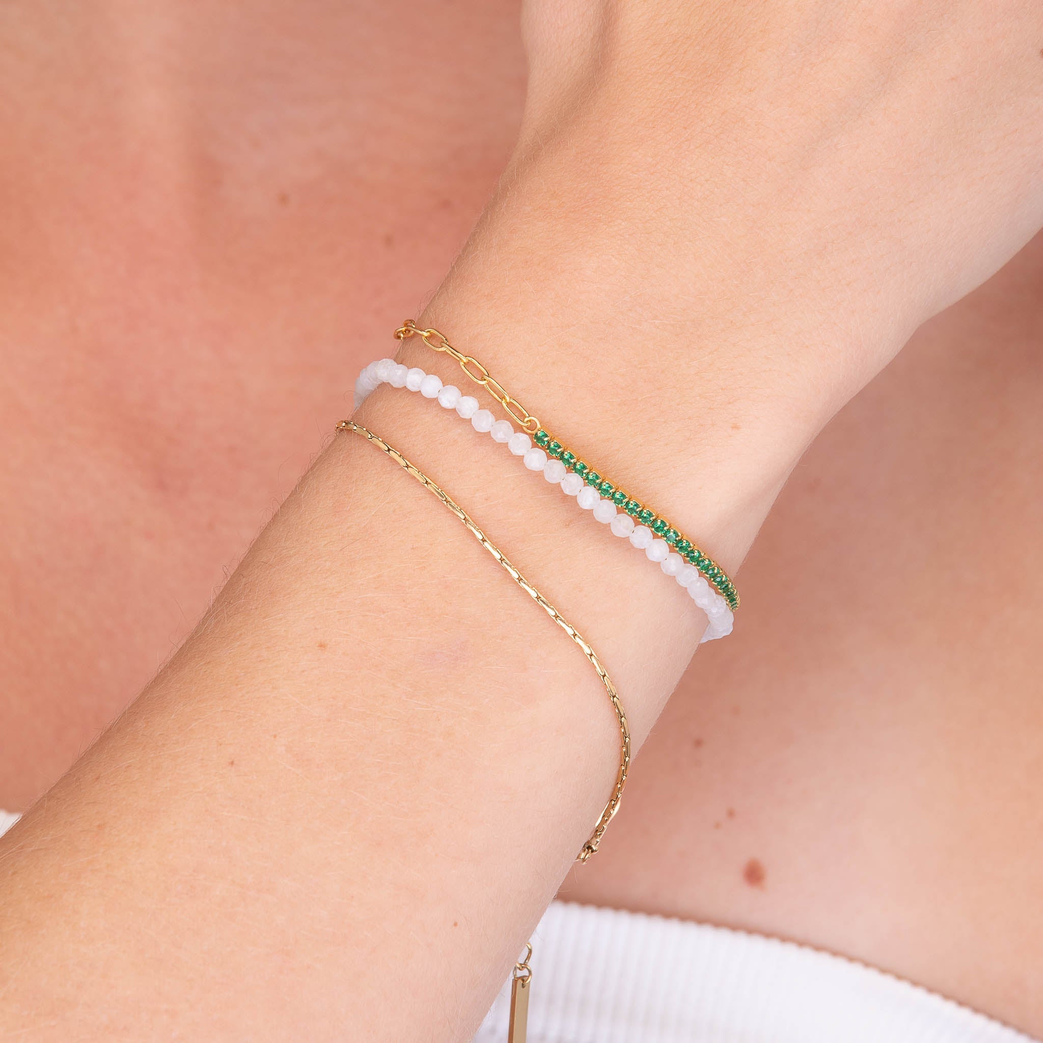 Unisex Trace Chain Bracelet - Camile & Stone