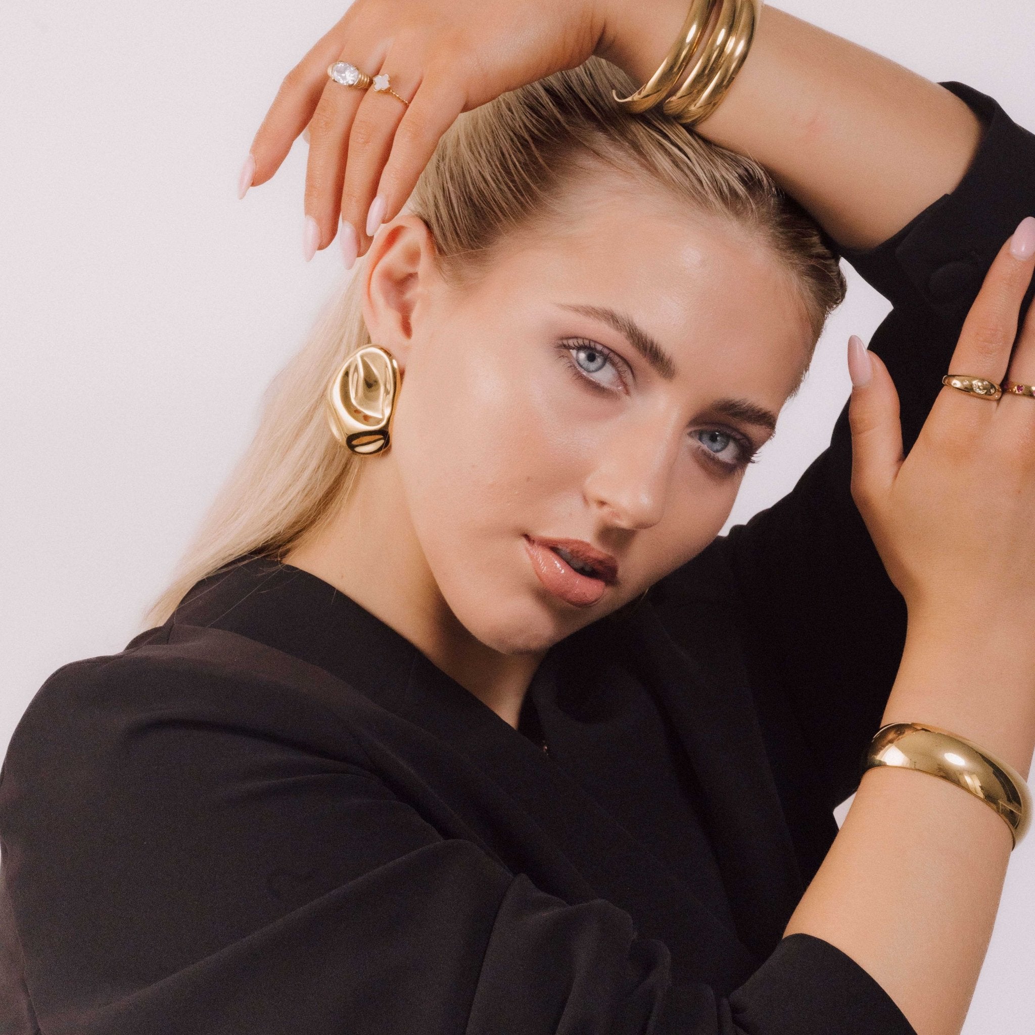 Vera Statement Open Cuff Bangle - Camile & Stone