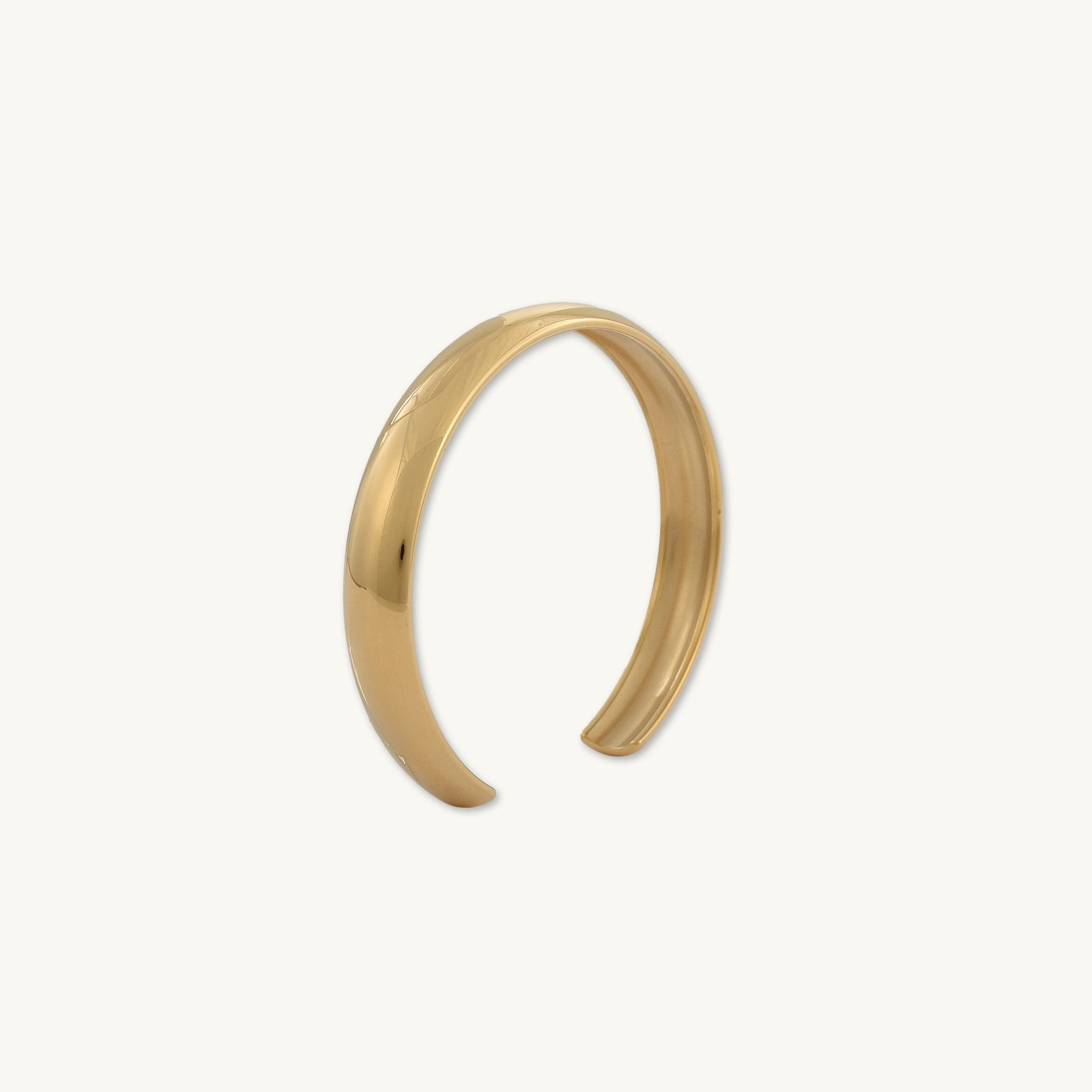 Vina Classic Open Cuff Bangle - Camile & Stone