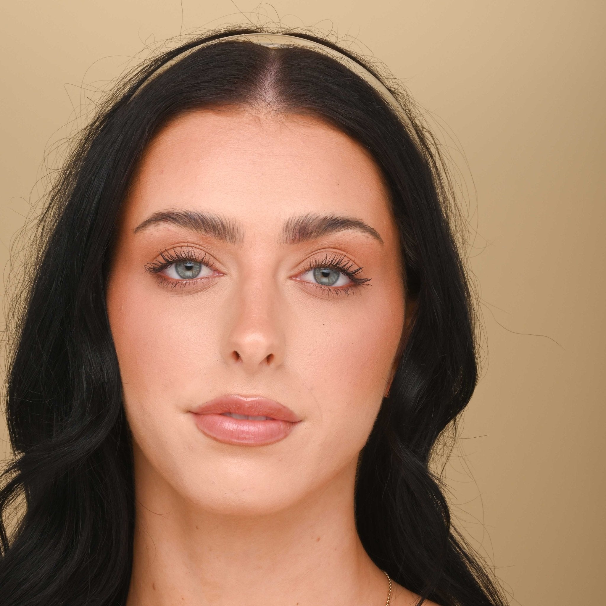 Wide Beige 2.5cm French Headband - Camile & Stone